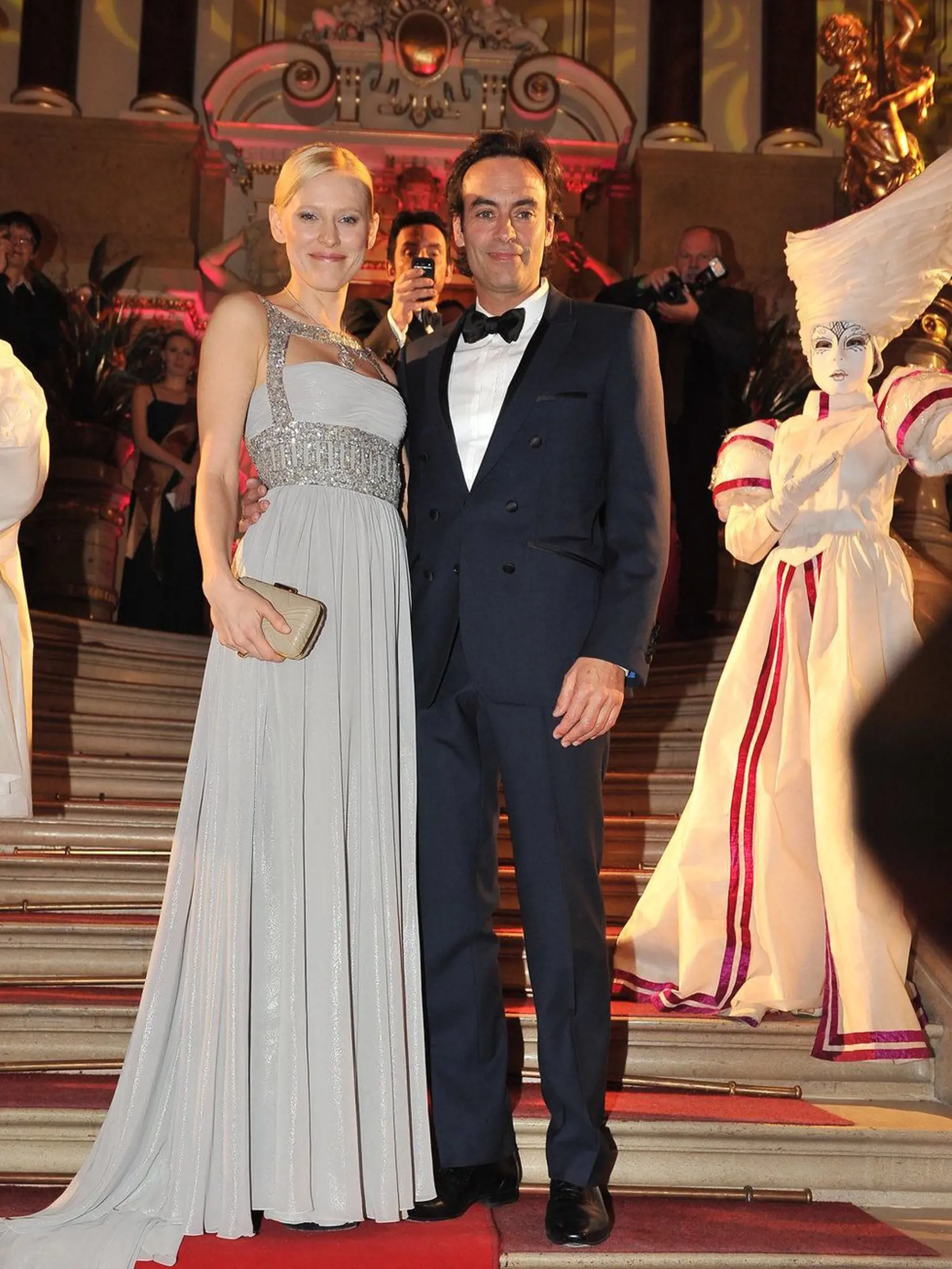 Anthony Delon s priateľkou Annou.