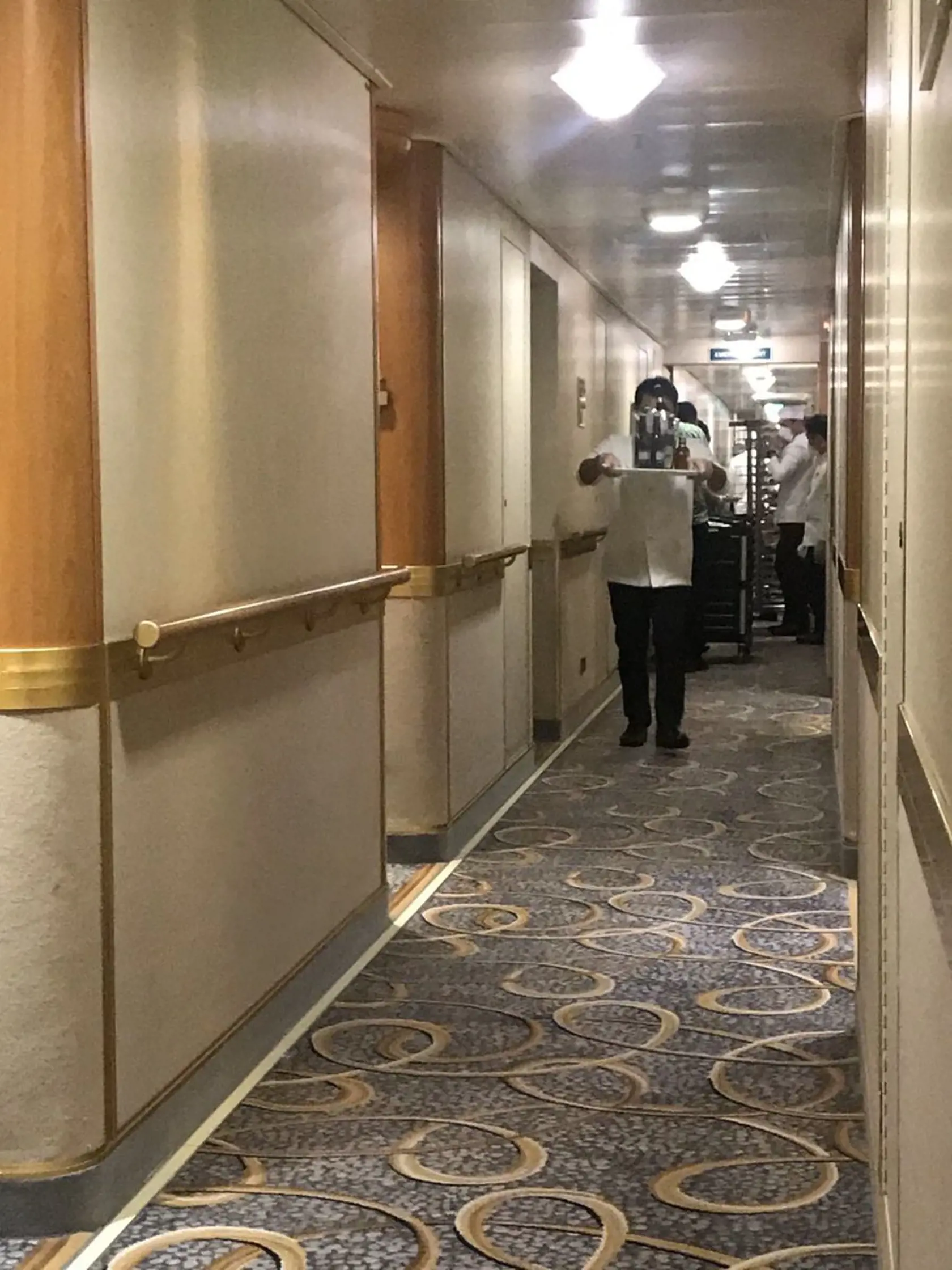 Útroby lode Diamond Princess