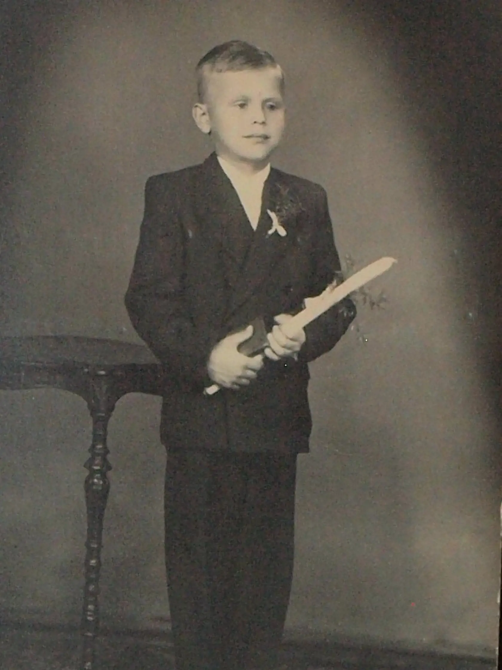 Vzácny záber Dušana Grúňa z obdobia dospievania.