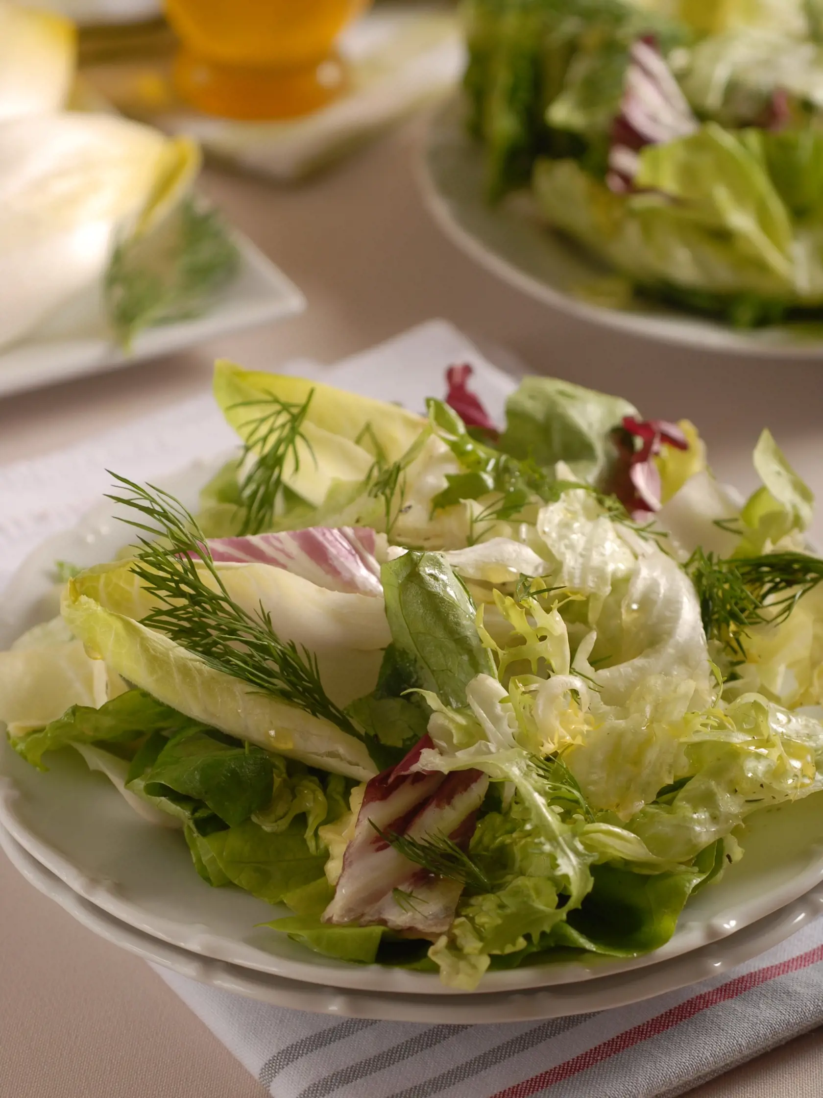Salat pre lepsie travenie

Potrebujeme :
1 akanku, zmes mieanch listovch altov, kpor, suen cesnak, cesnakov olej, suen bazalka, so, mlet biele korenie, kpor, svetl aceto balzamico 

Postup
Zmes mieanch listov altov rozoberieme na listy, ktor oplchneme pod tecou studenou vodou, osume a natrhme. akankov listy pokrjame. So, suen cesnak, mlet biele korenie, suen bazalku a cesnakov olej spolu zmieame. Pridme pr kvapiek aceta balzamica, trochu nasekanho kpru , premieame a zalejeme altov listy s akanko