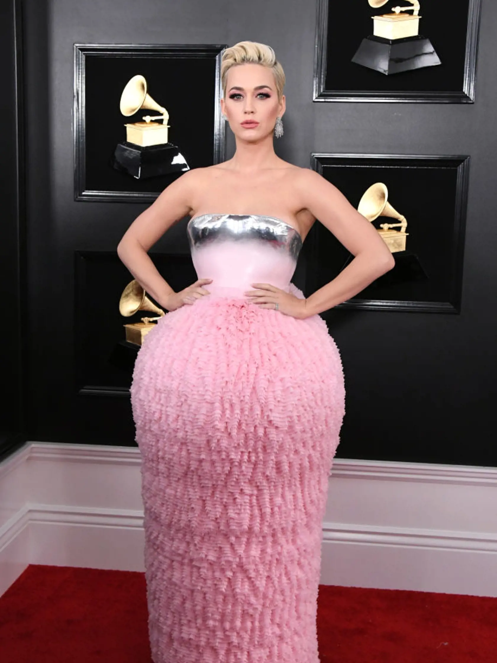 LOS ANGELES, CALIFORNIA - FEBRUARY 10: Katy Perry attends the 61st Annual GRAMMY Awards at Staples Center on February 10, 2019 in Los Angeles, California. (Photo by Jon Kopaloff/Getty Images)