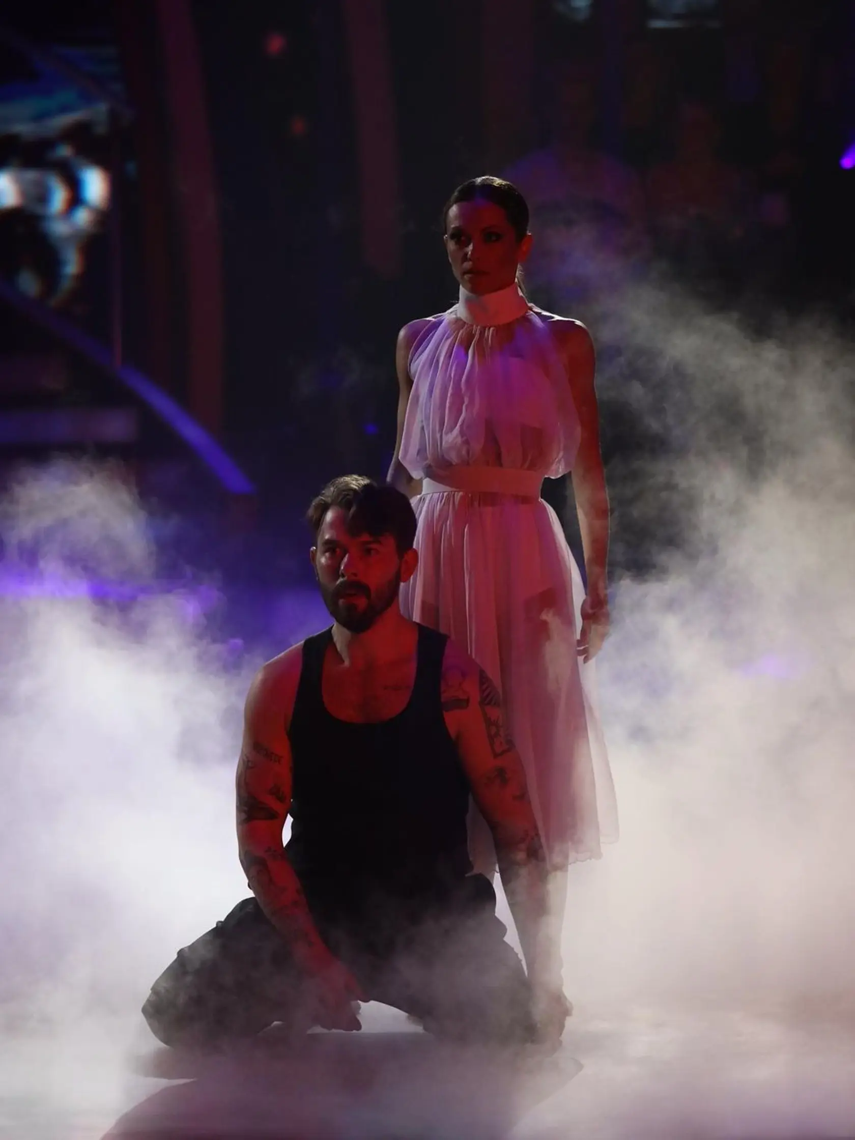Richard Autner a Dominika Rošková zatancovali emotívne contemporary vystúpenie.