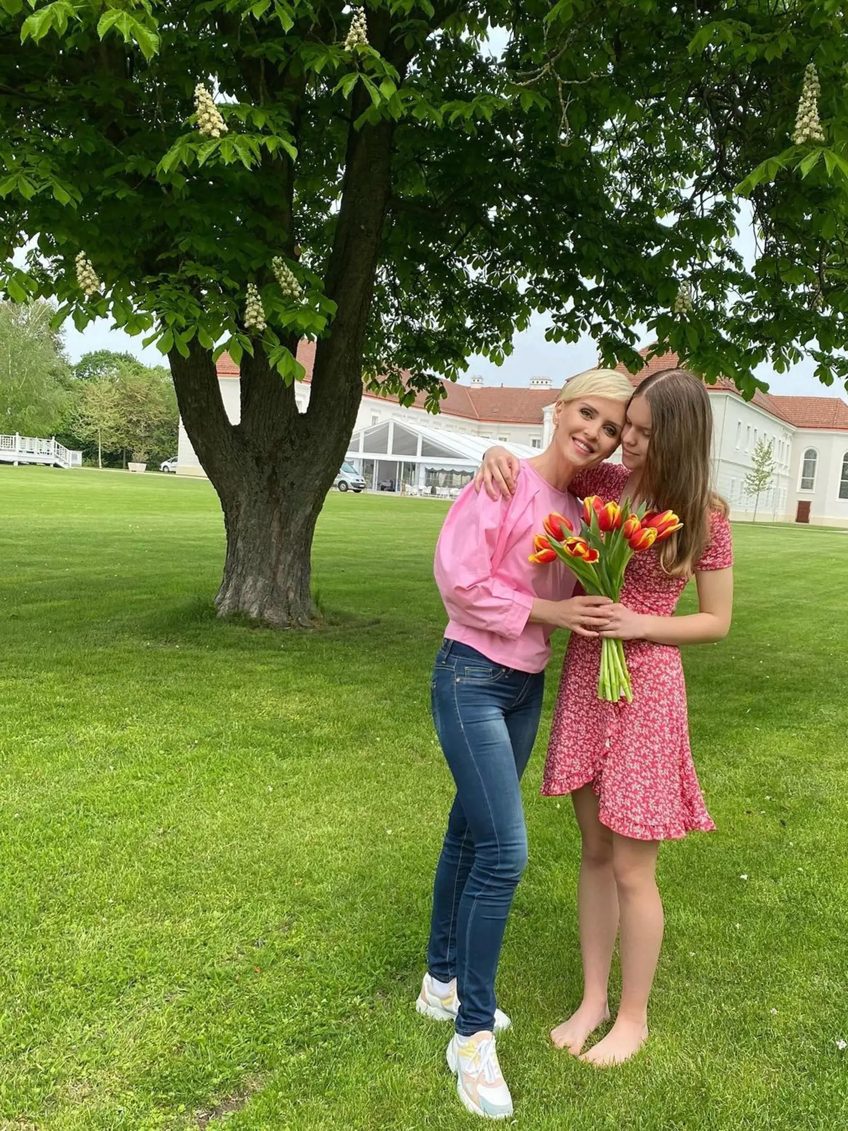Kvetka so svojou už 14-ročnou dcérou Paulínkou