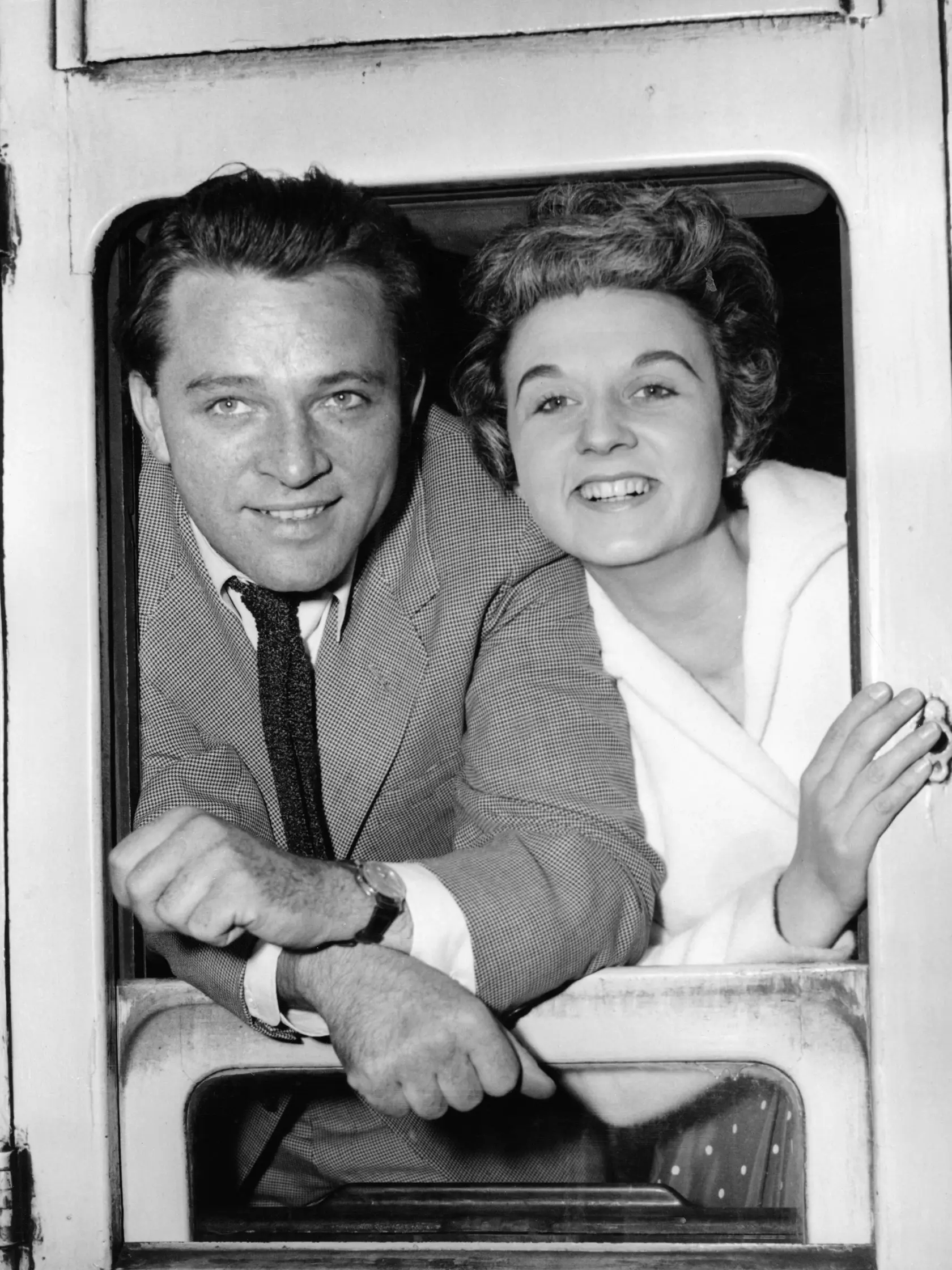 Richard Burton s manželkou Sybil Christopher  