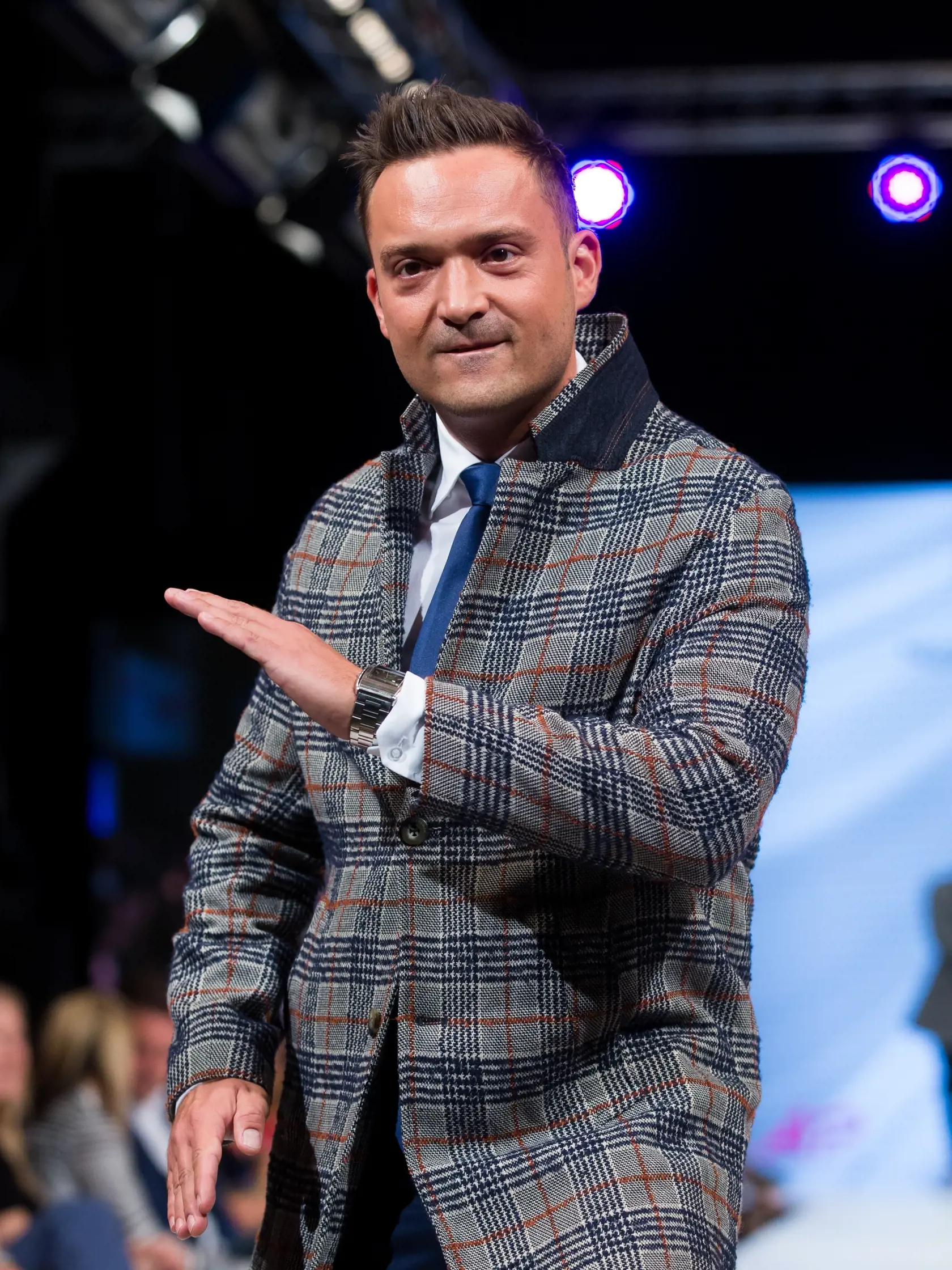 Druhý deň jesenných Bratislavských módnych dní 2018 v Refinery Gallery. Na snímke Robo Papp.