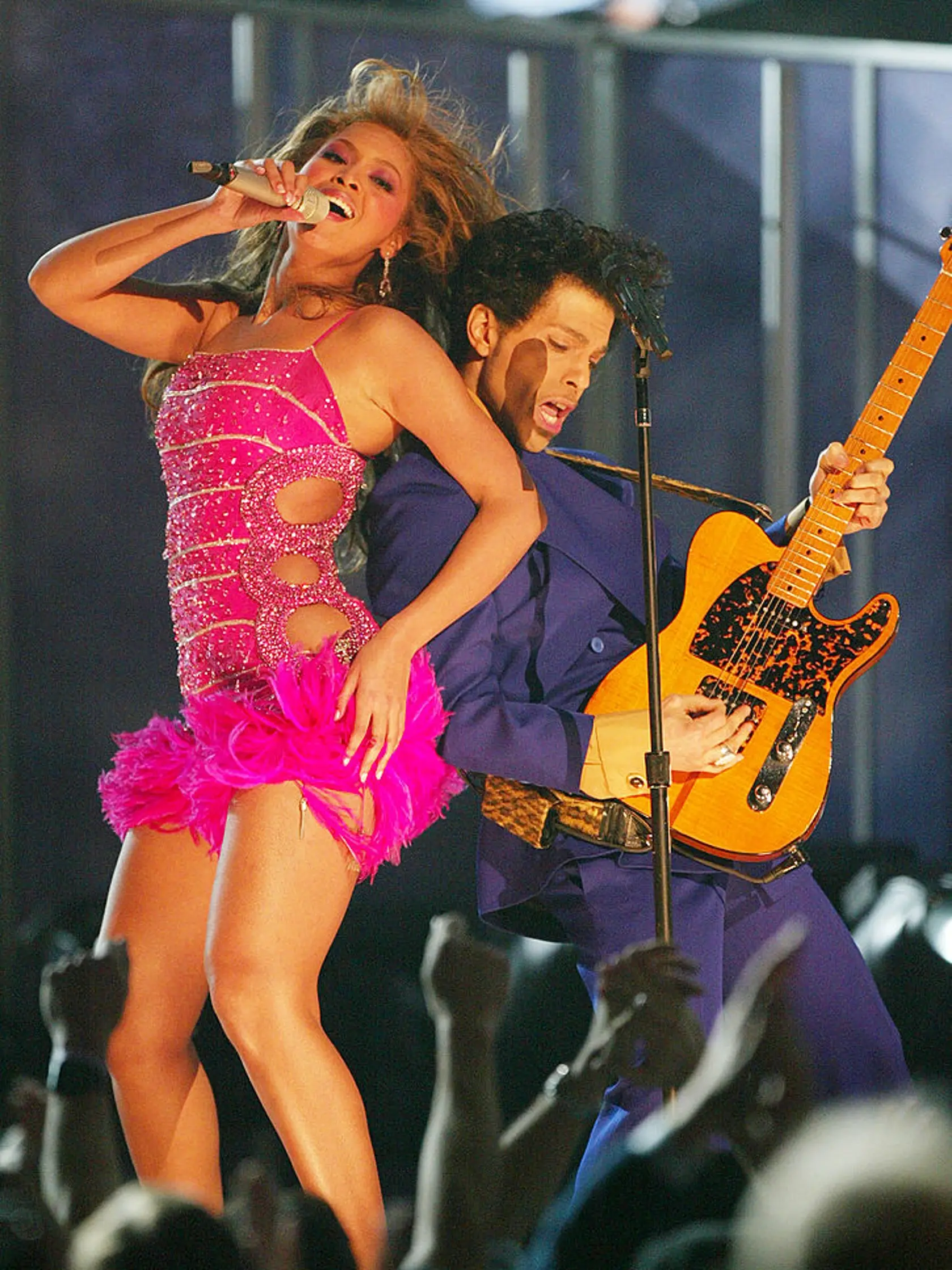 Beyoncé a Prince si spolu zaspievali na Grammy v roku 2004.