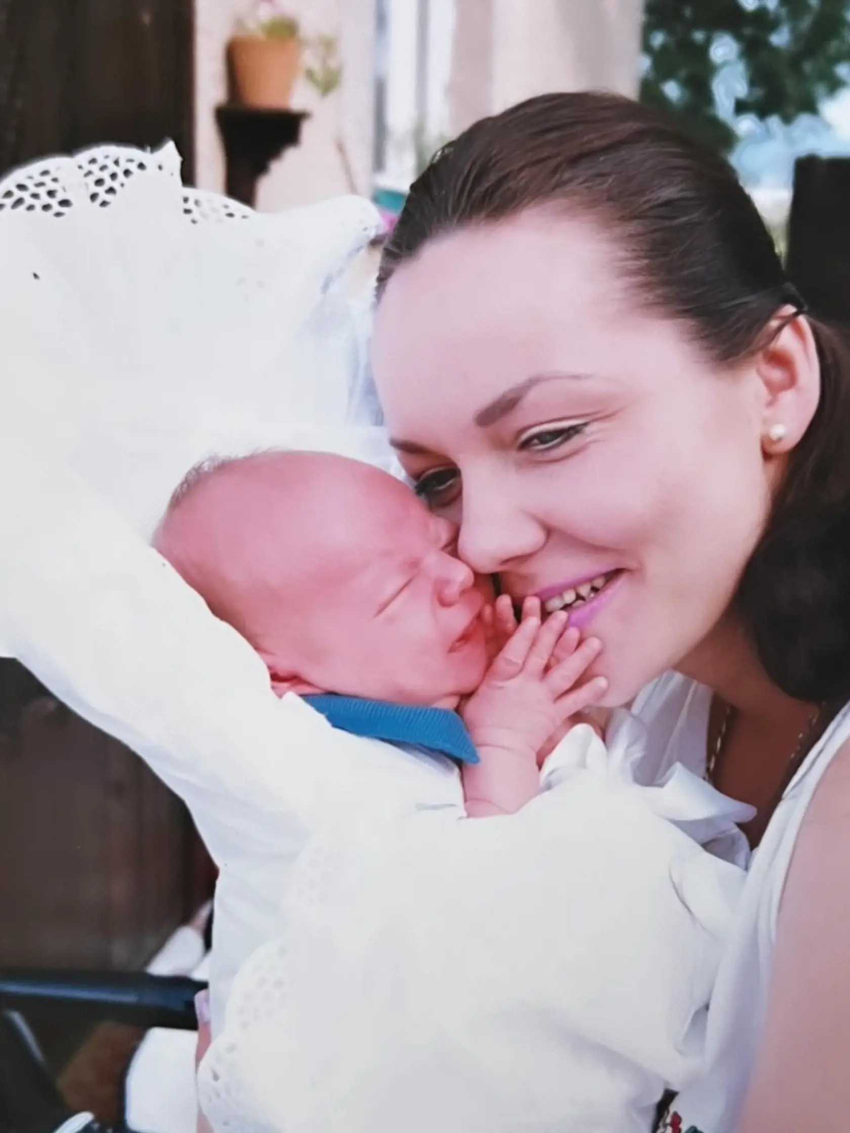 Monika ako čerstvá mamina.