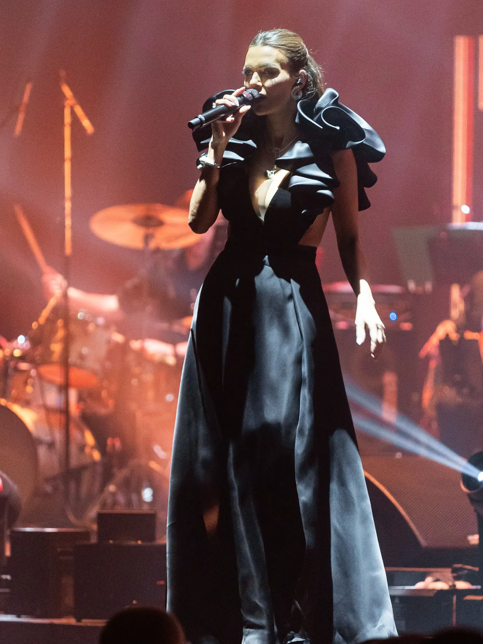 Koncert pod názvom “BOND GIRL ORCHESTRA LIVE SHOW” v Bratislave. Na snímke Martina Schindlerová. 