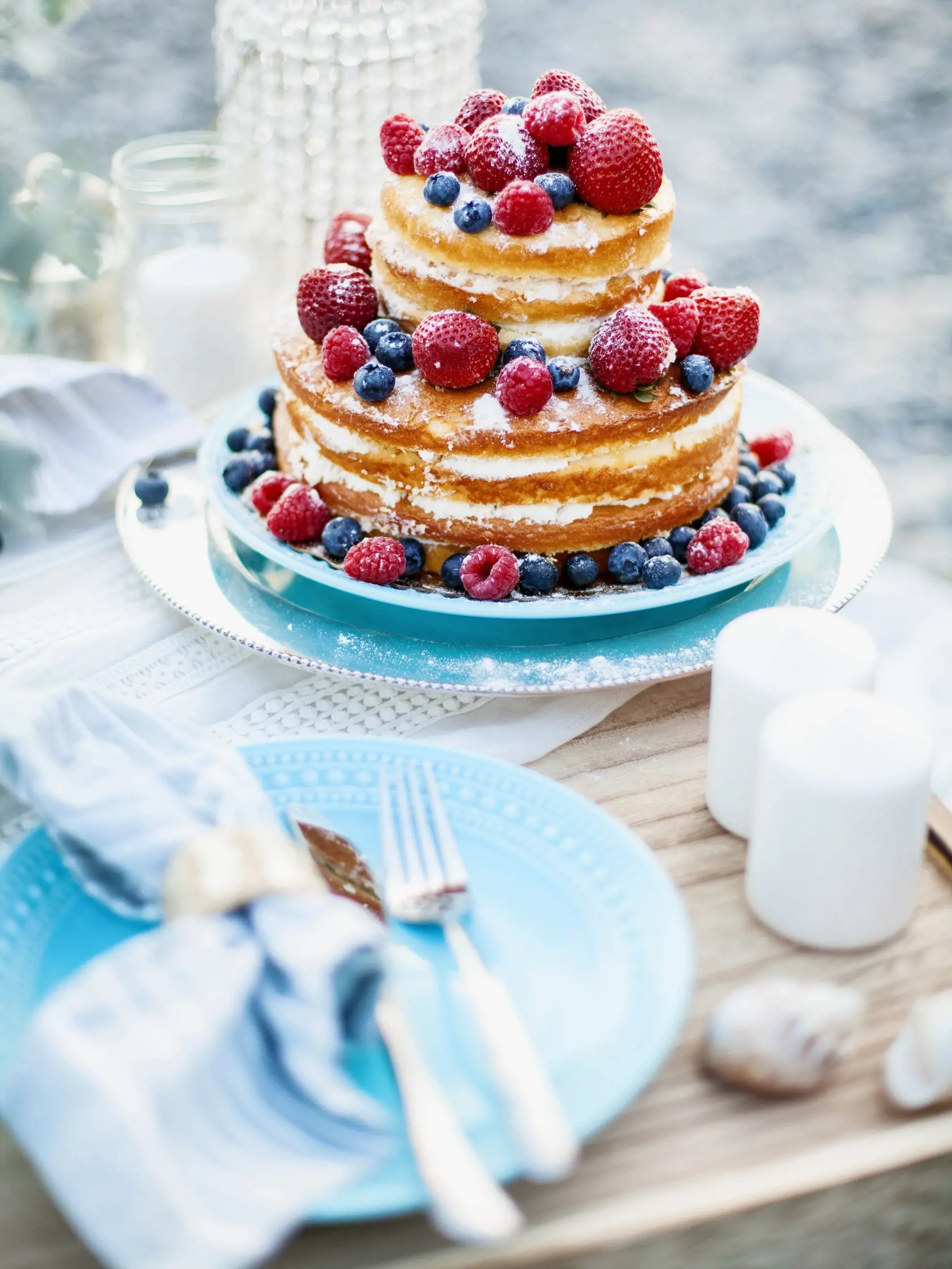 Nahá jogurtová torta