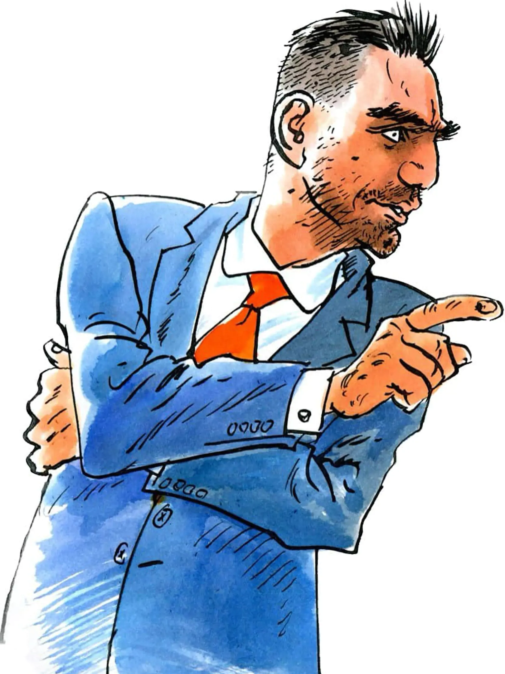 Takto nakreslil Gyimesiho známy karikaturista.