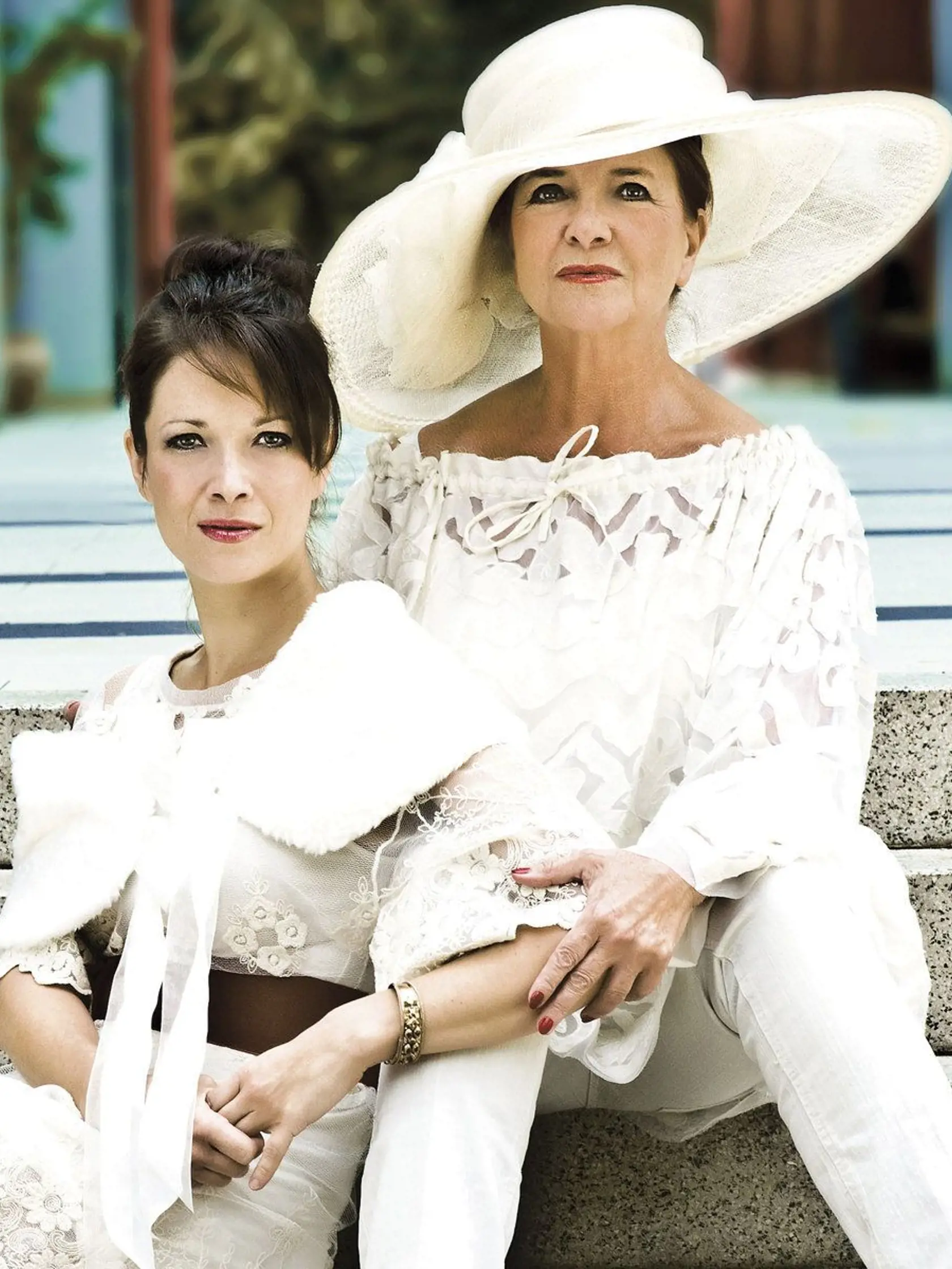 Carmen Mayerová s dcerou Terezou