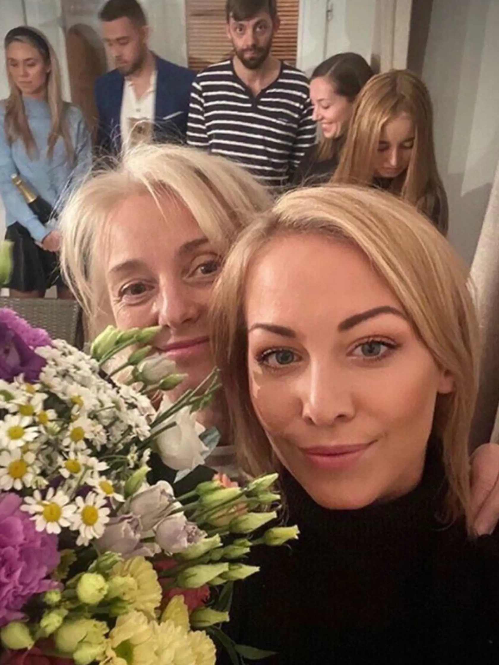 Agáta Hanychová s mamou