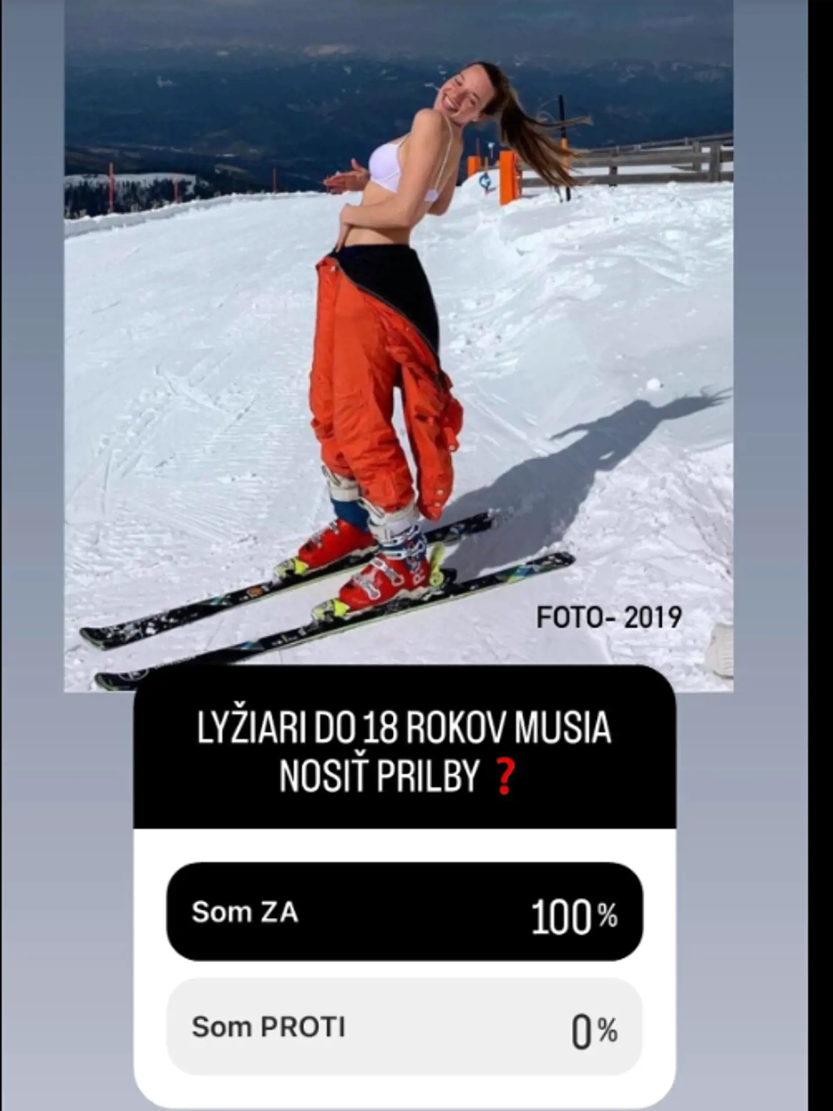 Romana Tabák na svahu,