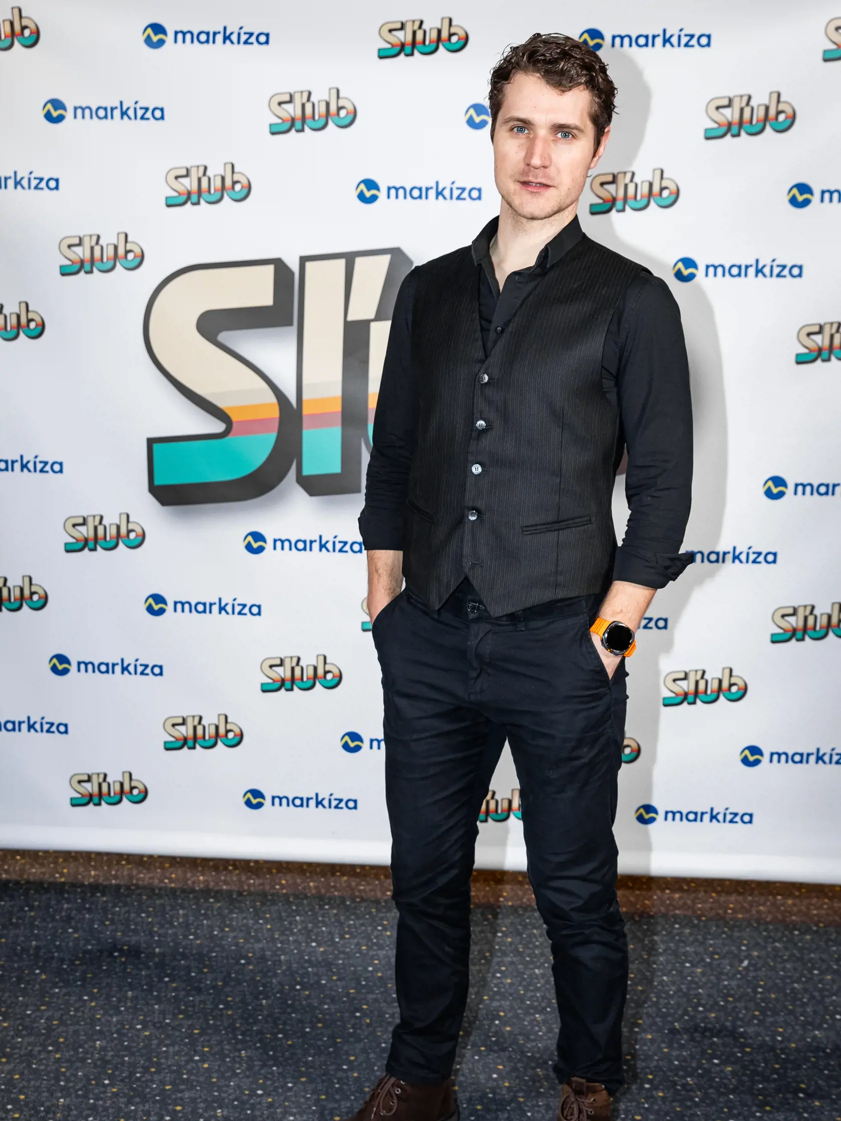 Premiéra denného televízneho seriálu “SĽUB” v Bratislave. Na snímke Marek Rozkoš.