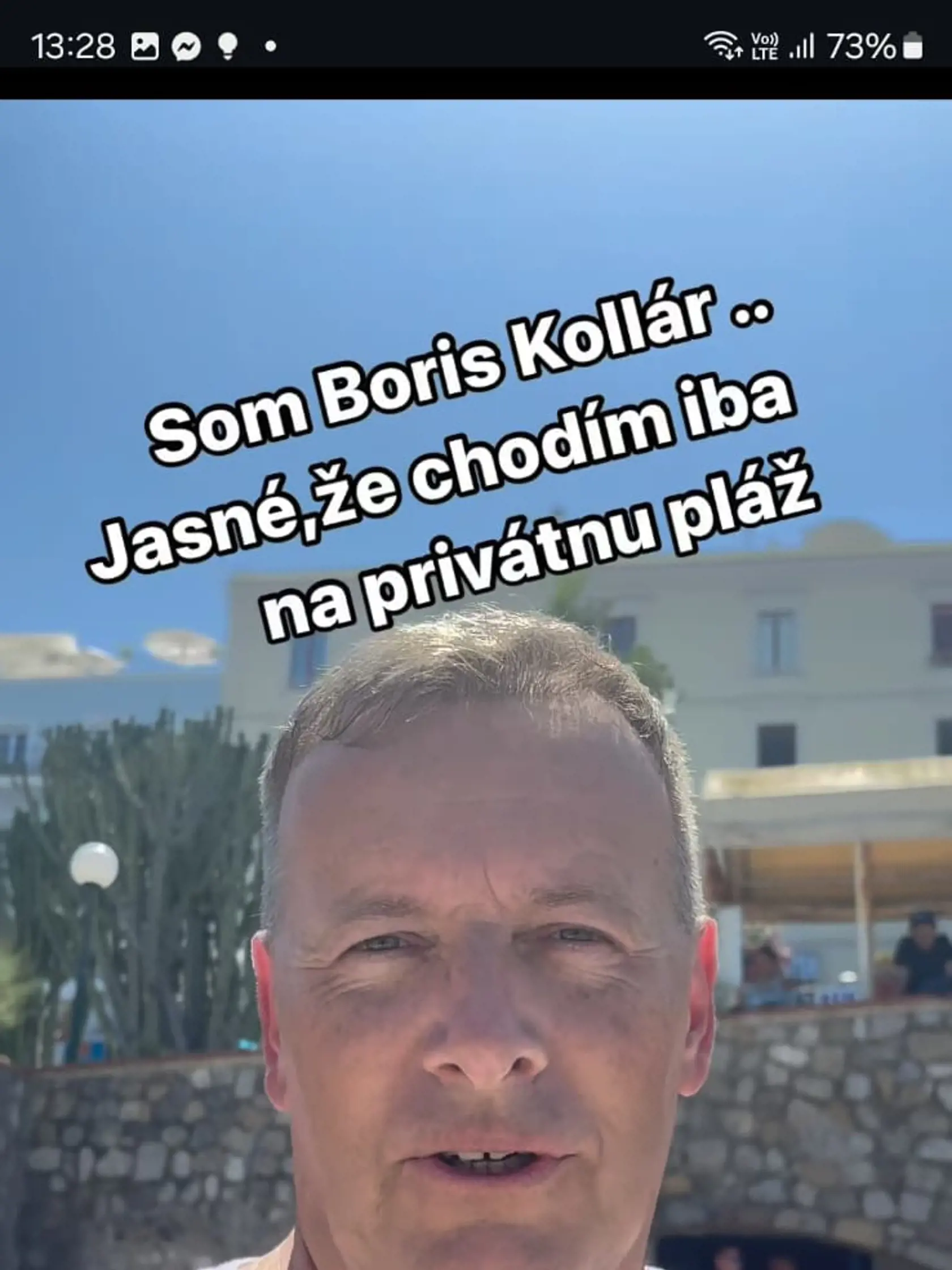 Zábery Borisa Kollára z vtipného videa.