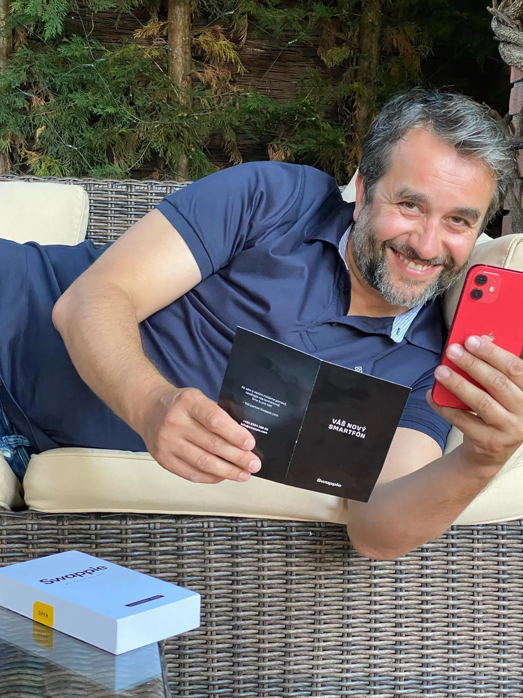 Vlado Kobielsky má prekrásnu záhradu, ktorá poskytuje oddych a zábavu celej rodine.