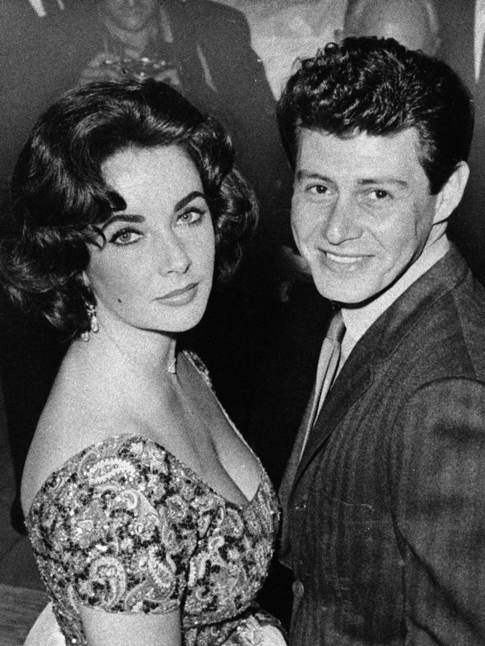 Liz Taylor a jej štvrtý manžel Eddie Fisher.