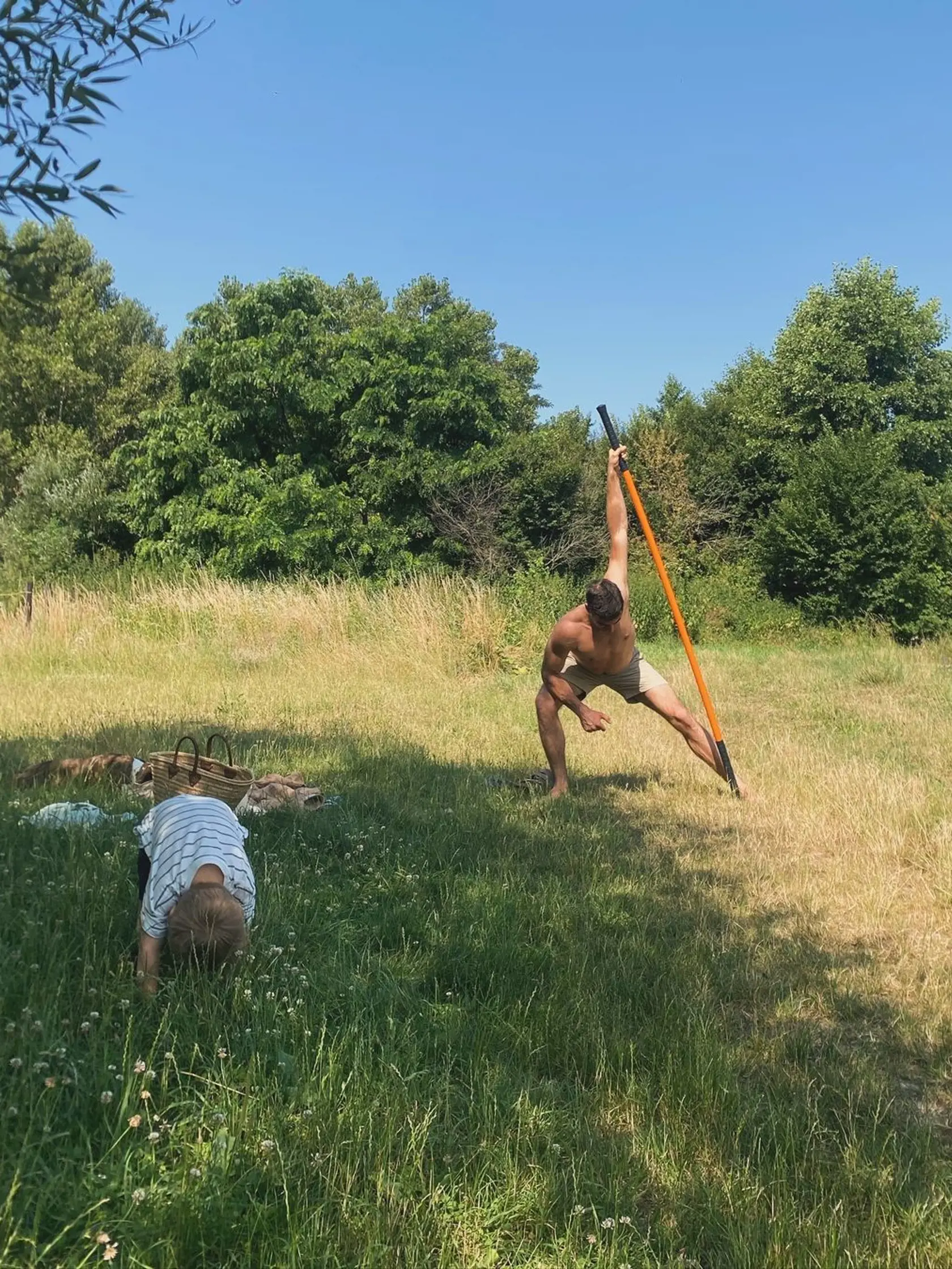 Adam so synčekom Alanom
