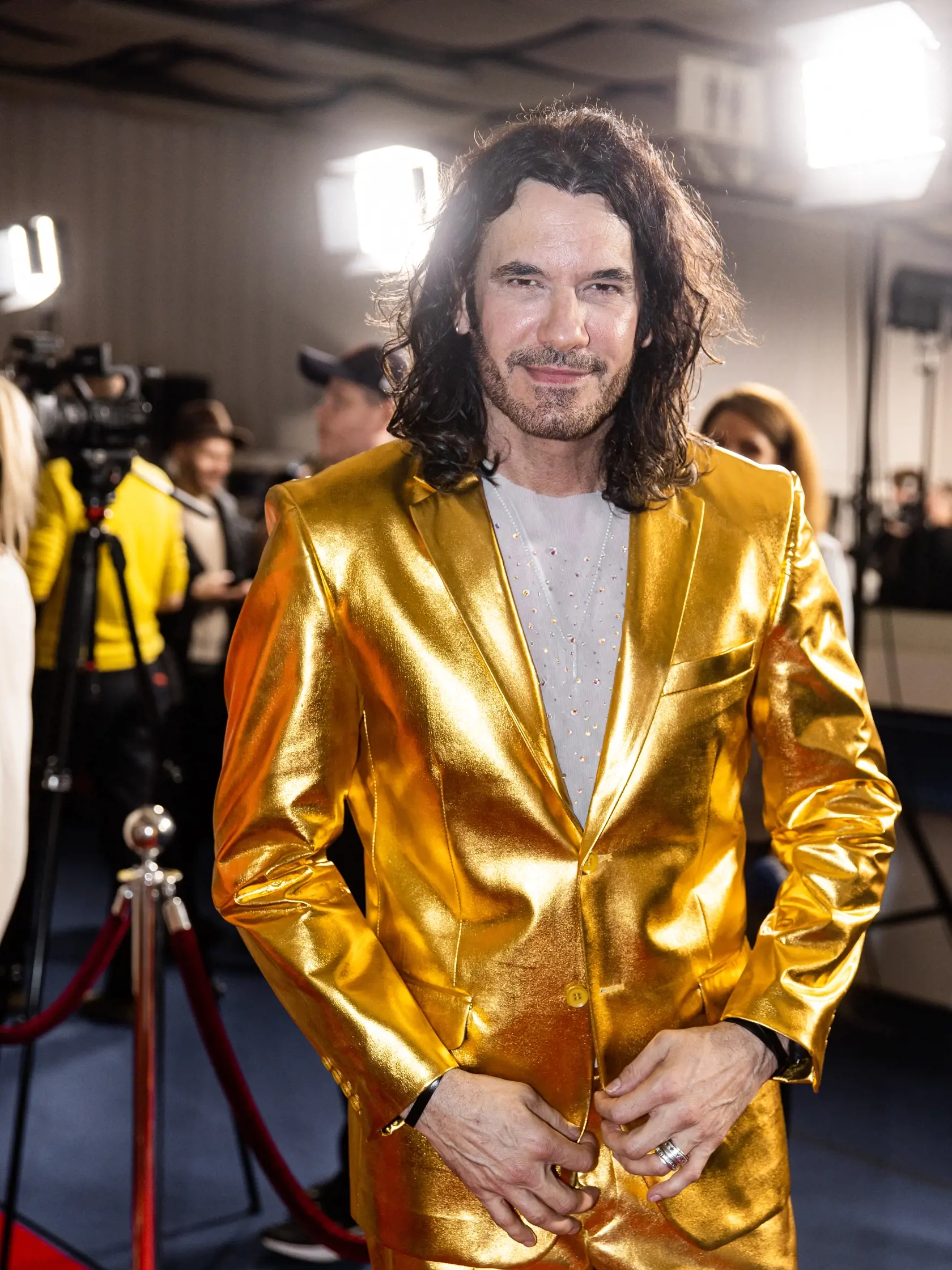 Predstavenie párov tanečnej šou "Let's Dance 2023" v Bratislave. Na snímke Mario Cimarro.