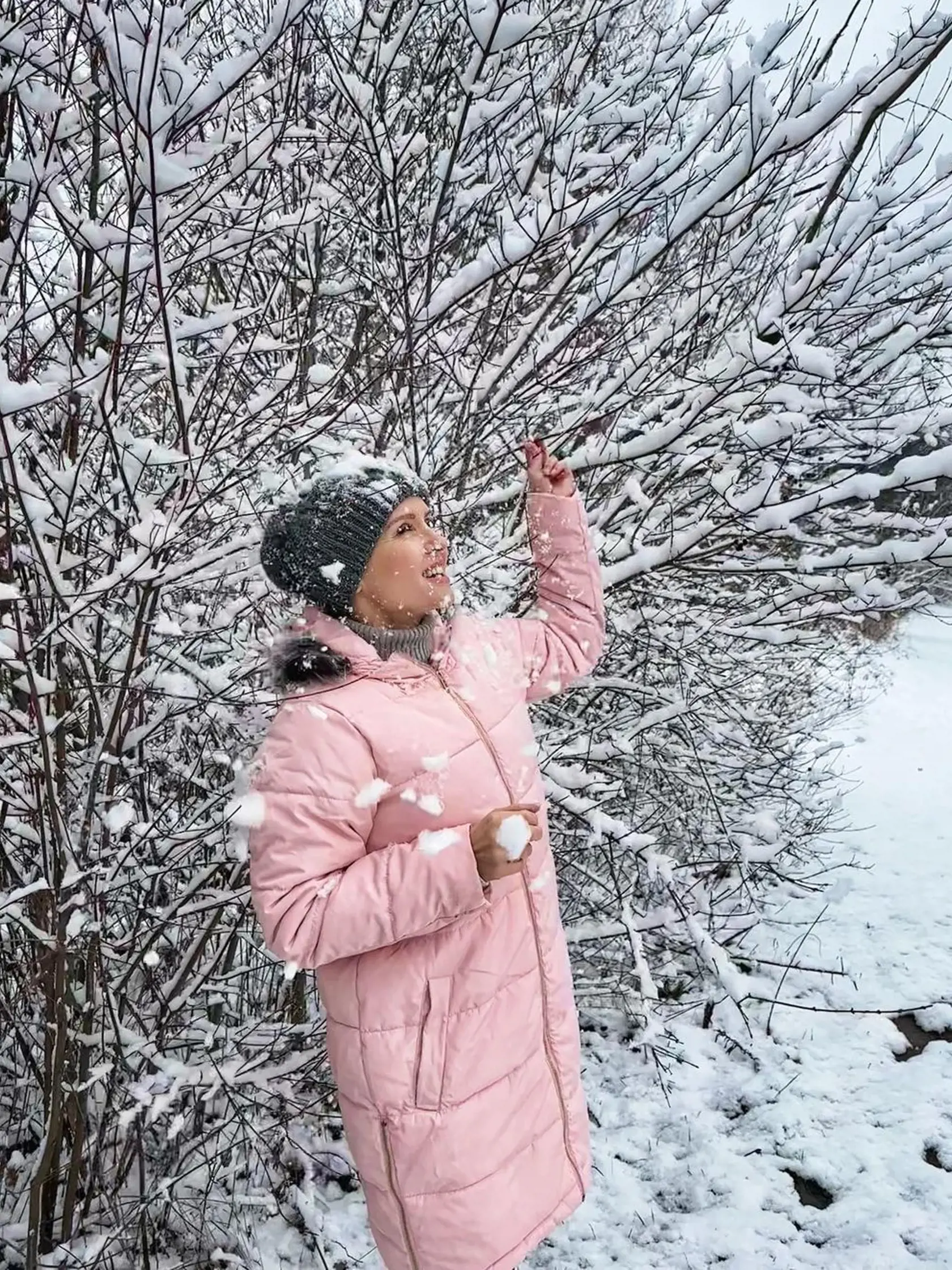 Kvetka Horváthová si užíva zimu.