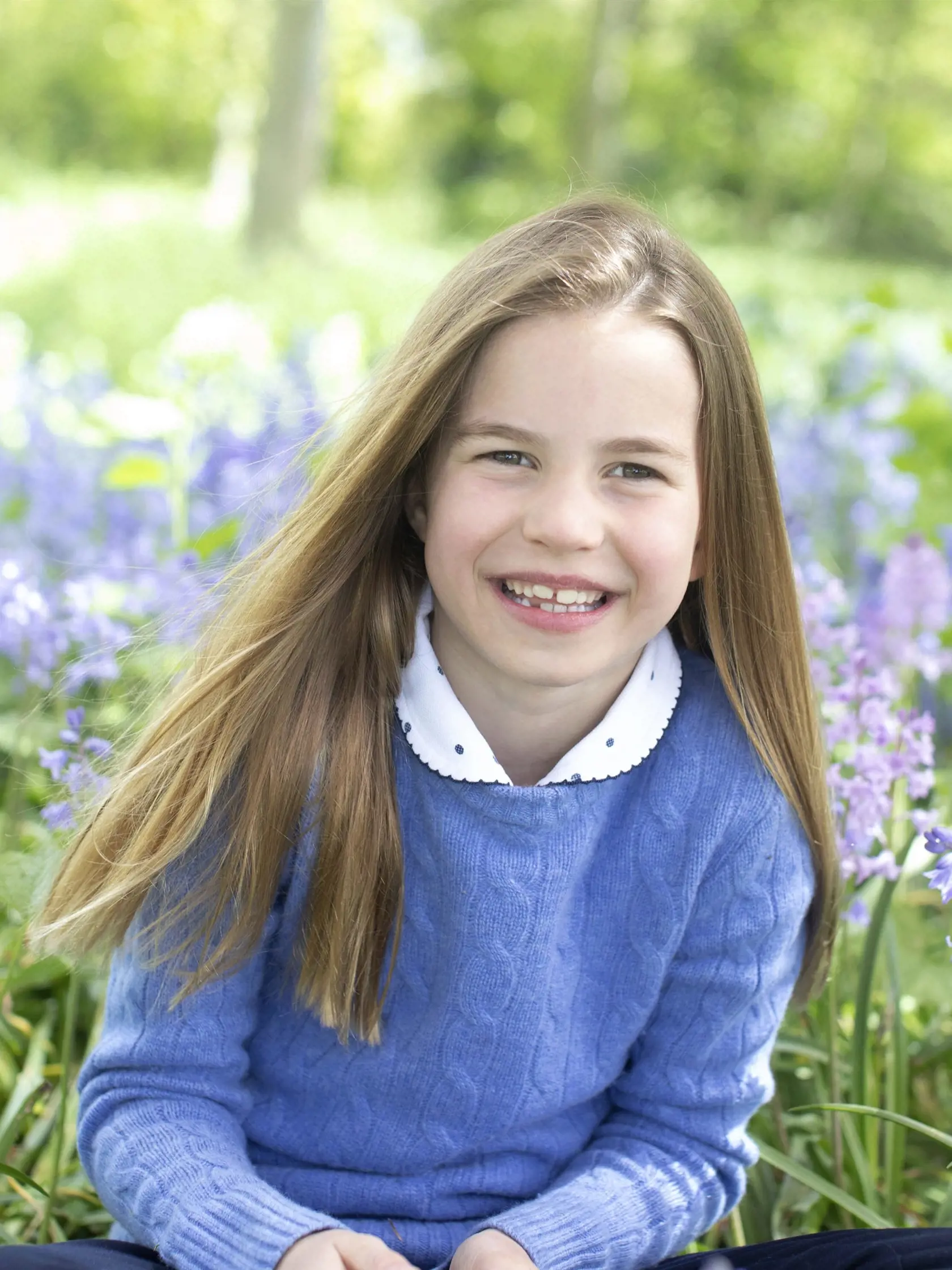 Princezná Charlotte na portrétoch k jej 7. narodeninám.