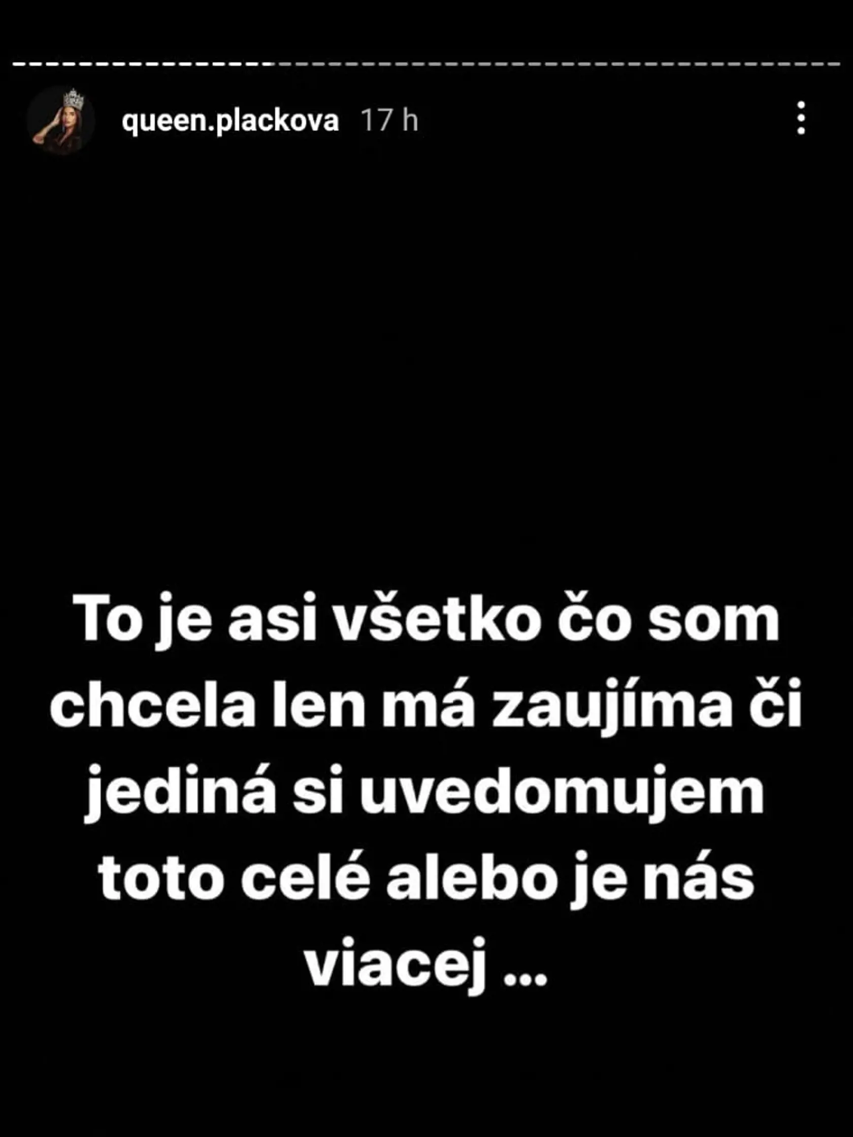 Zuzana si servítku pred ústa nedáva.