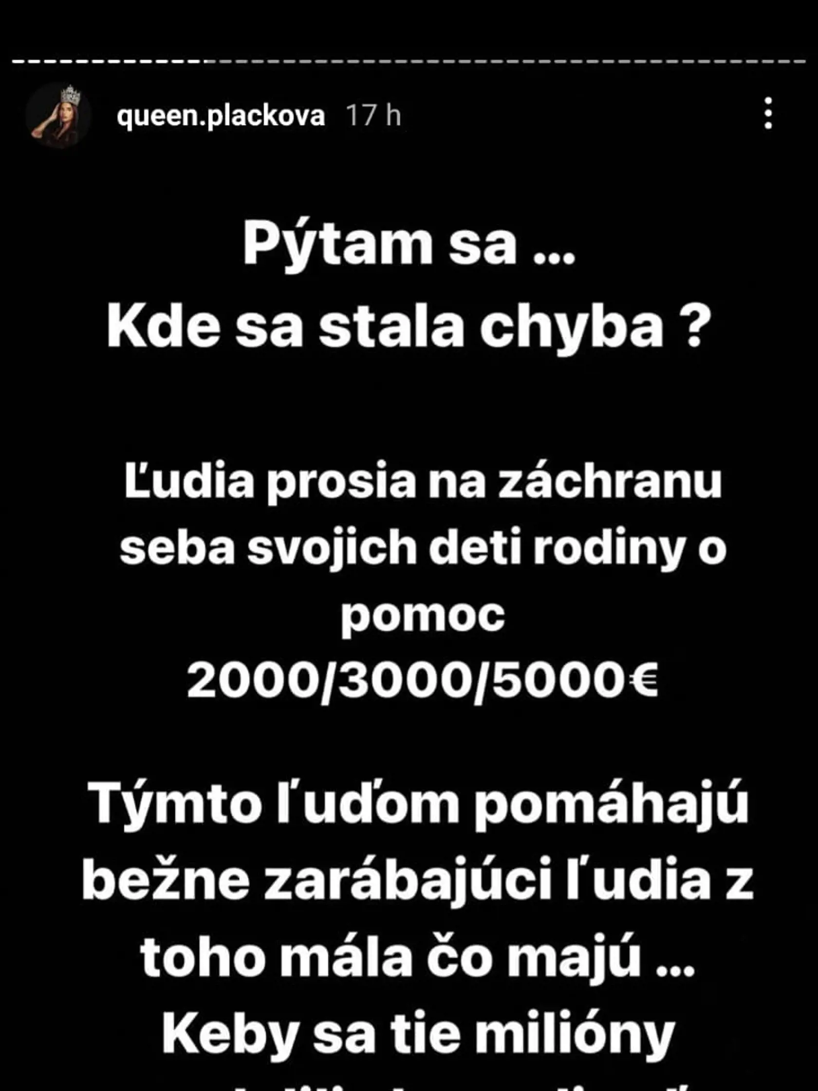 Zuzana si servítku pred ústa nedáva.