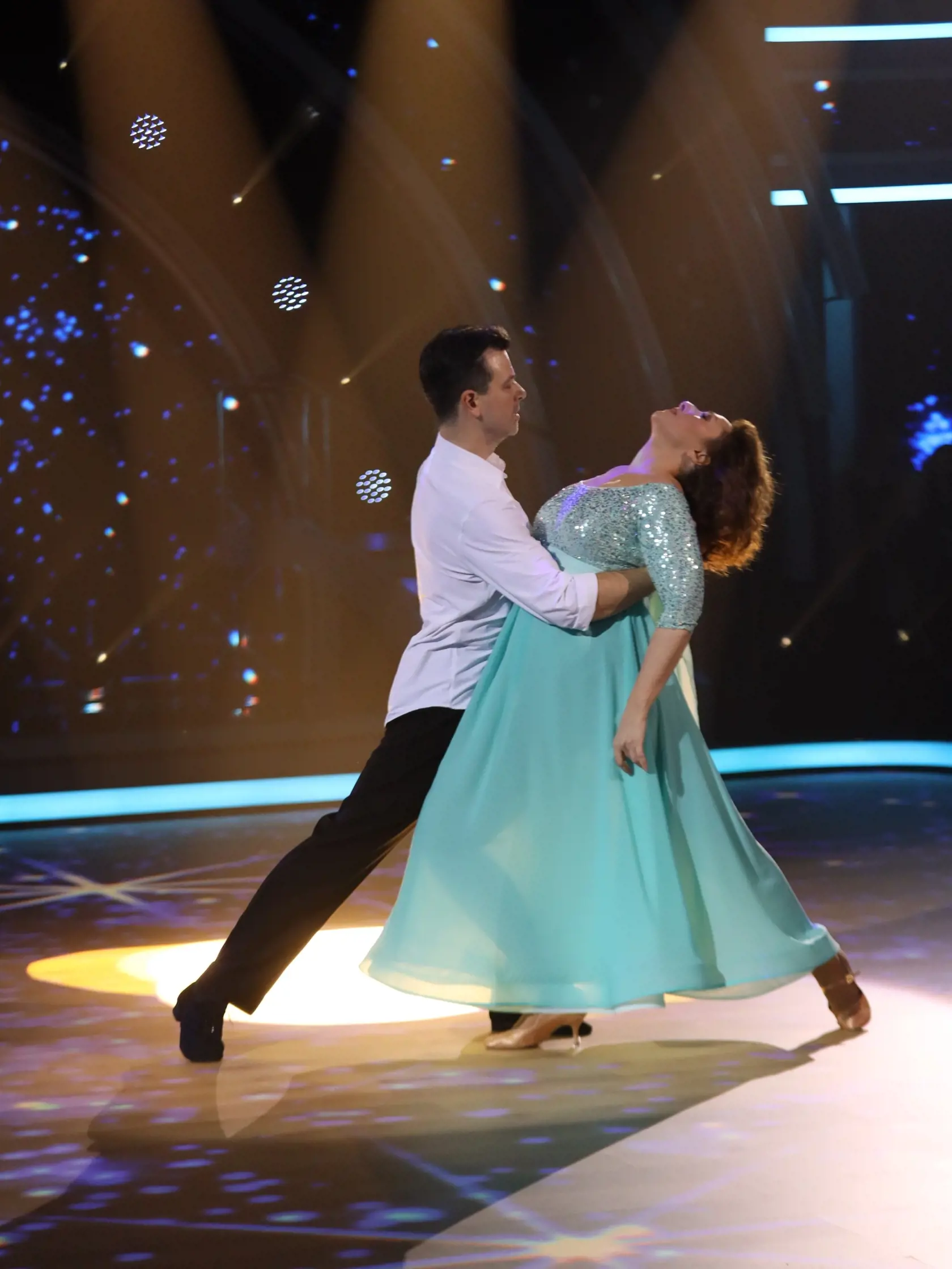 Zuzana Mauréry a Matej Chren predviedli nádherný waltz.