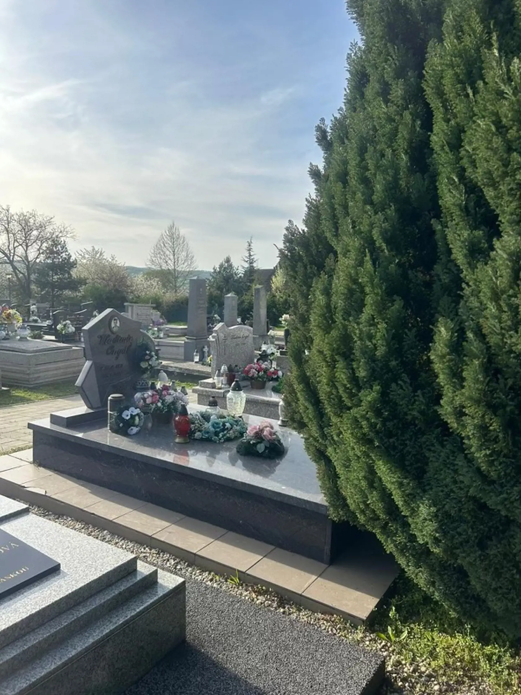 Hrob Vladimíra Ongáľa (†19).