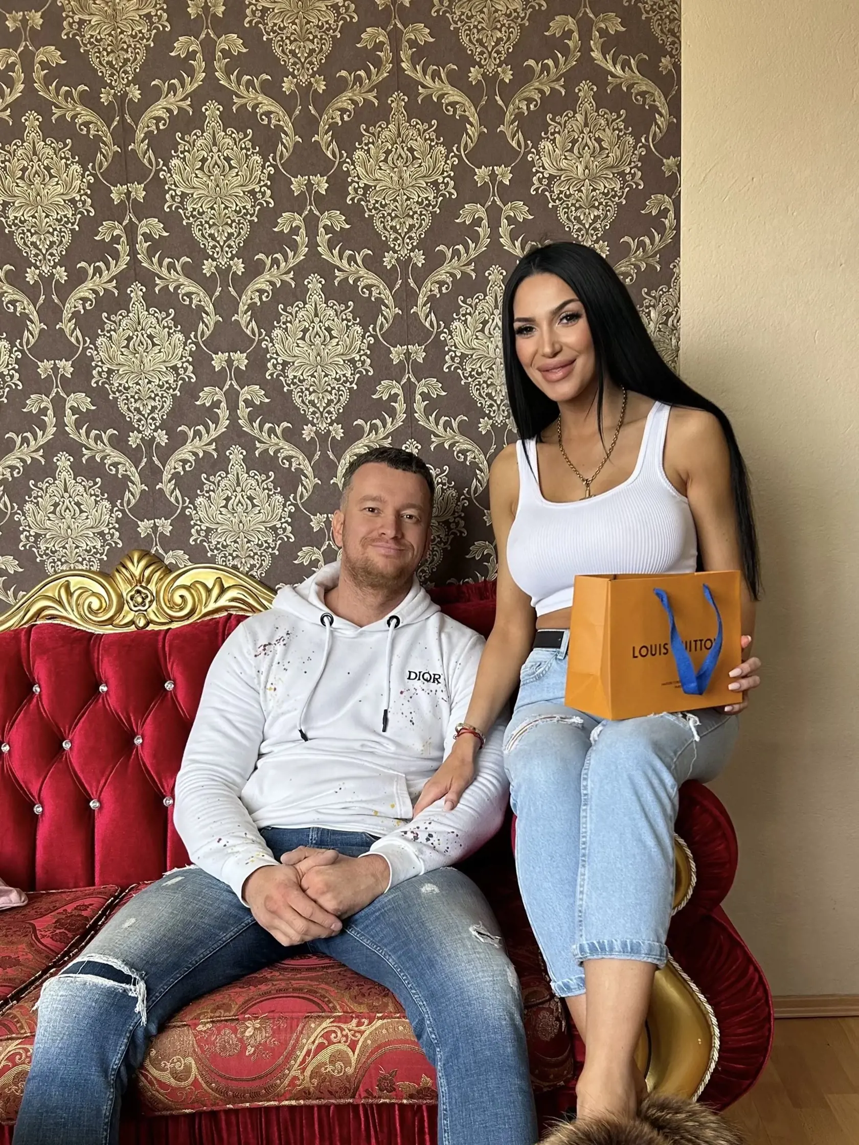 Simona Borženská s priateľom Robertom, ktorý sa podľa viacerých jej známych podobá na jej otca Dušana.
