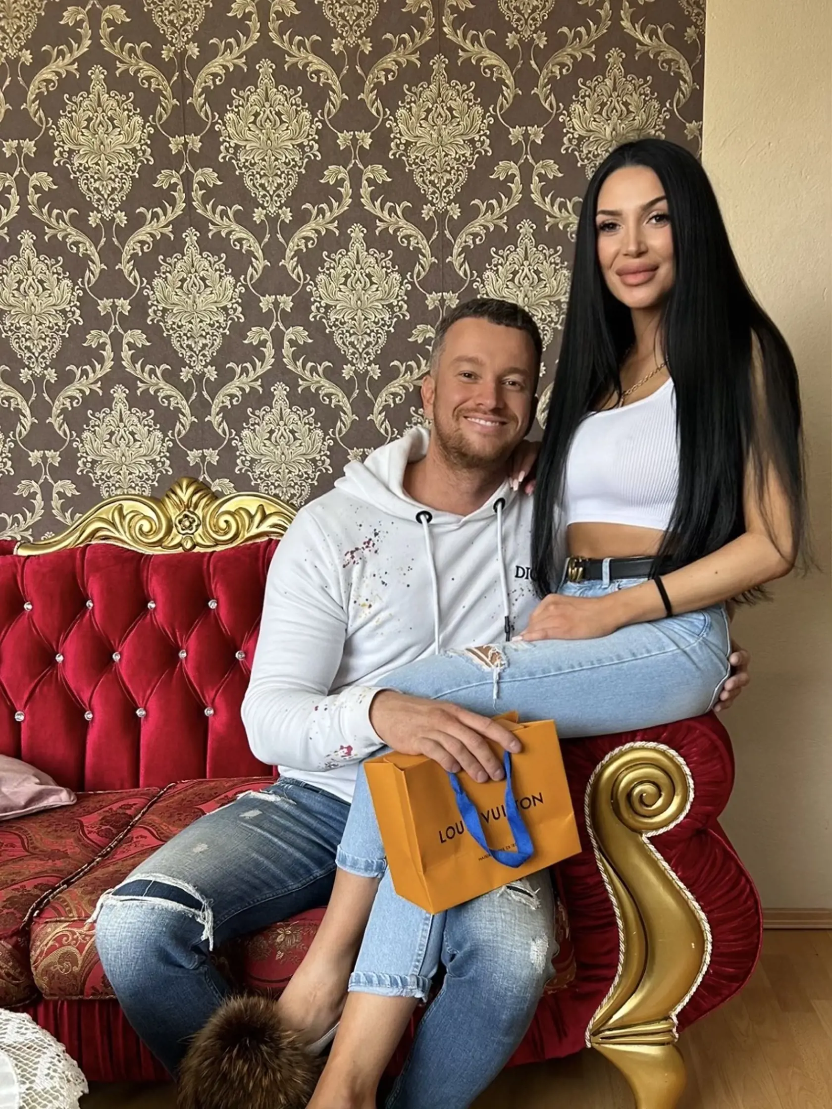 Simona Borženská s priateľom Robertom, ktorý sa podľa viacerých jej známych podobá na jej otca Dušana.