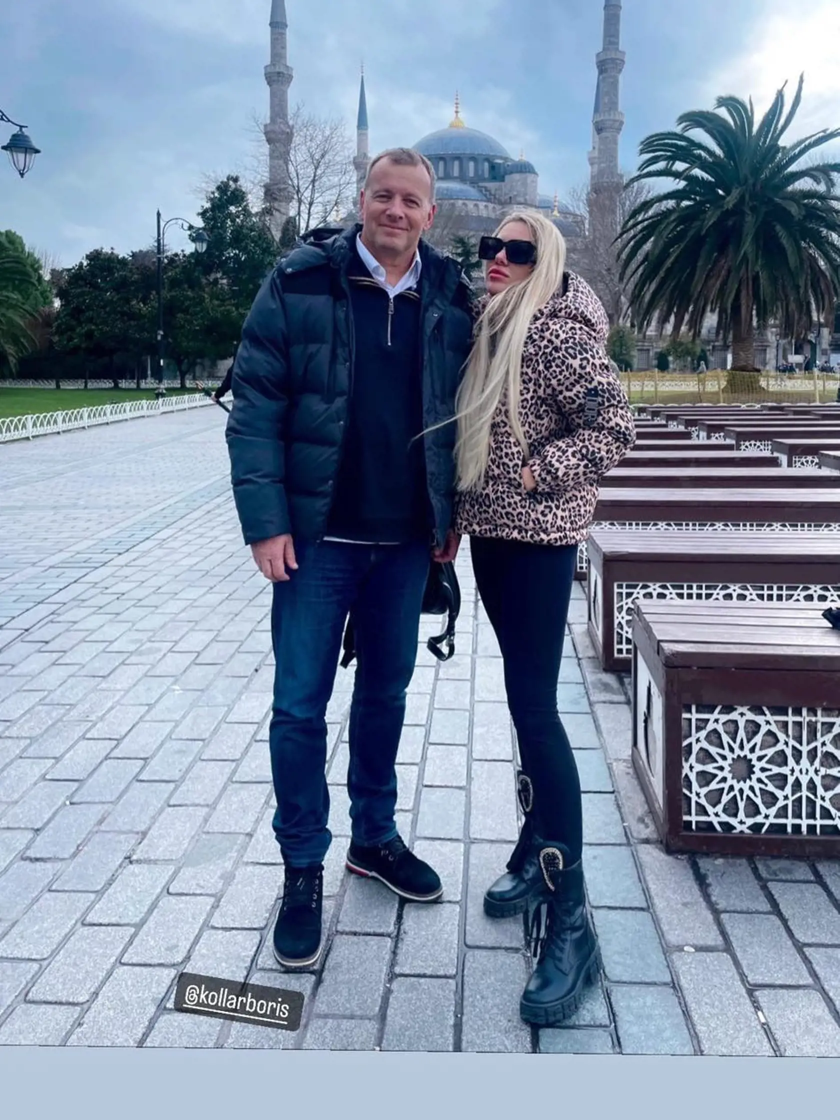 Boris s Laurou v Istanbule.