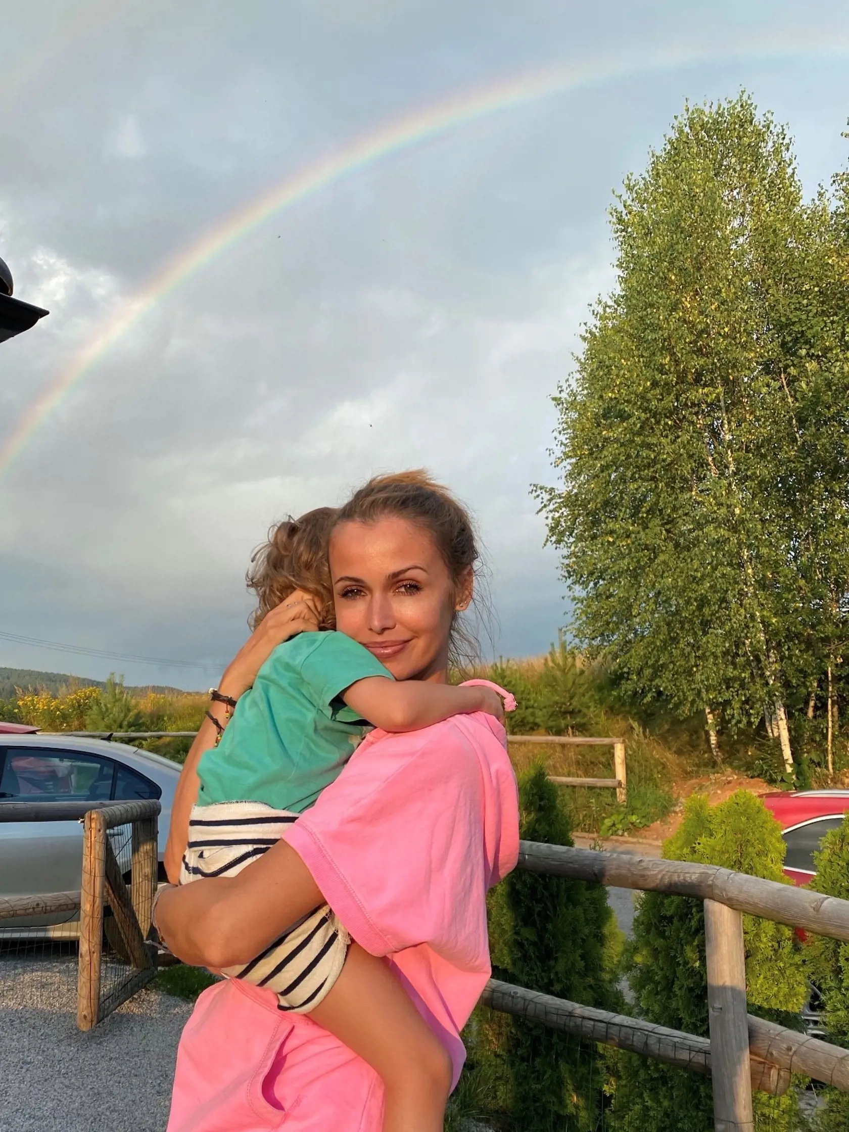 Lenka Šoóšová počas dovolenky na Slovensku.