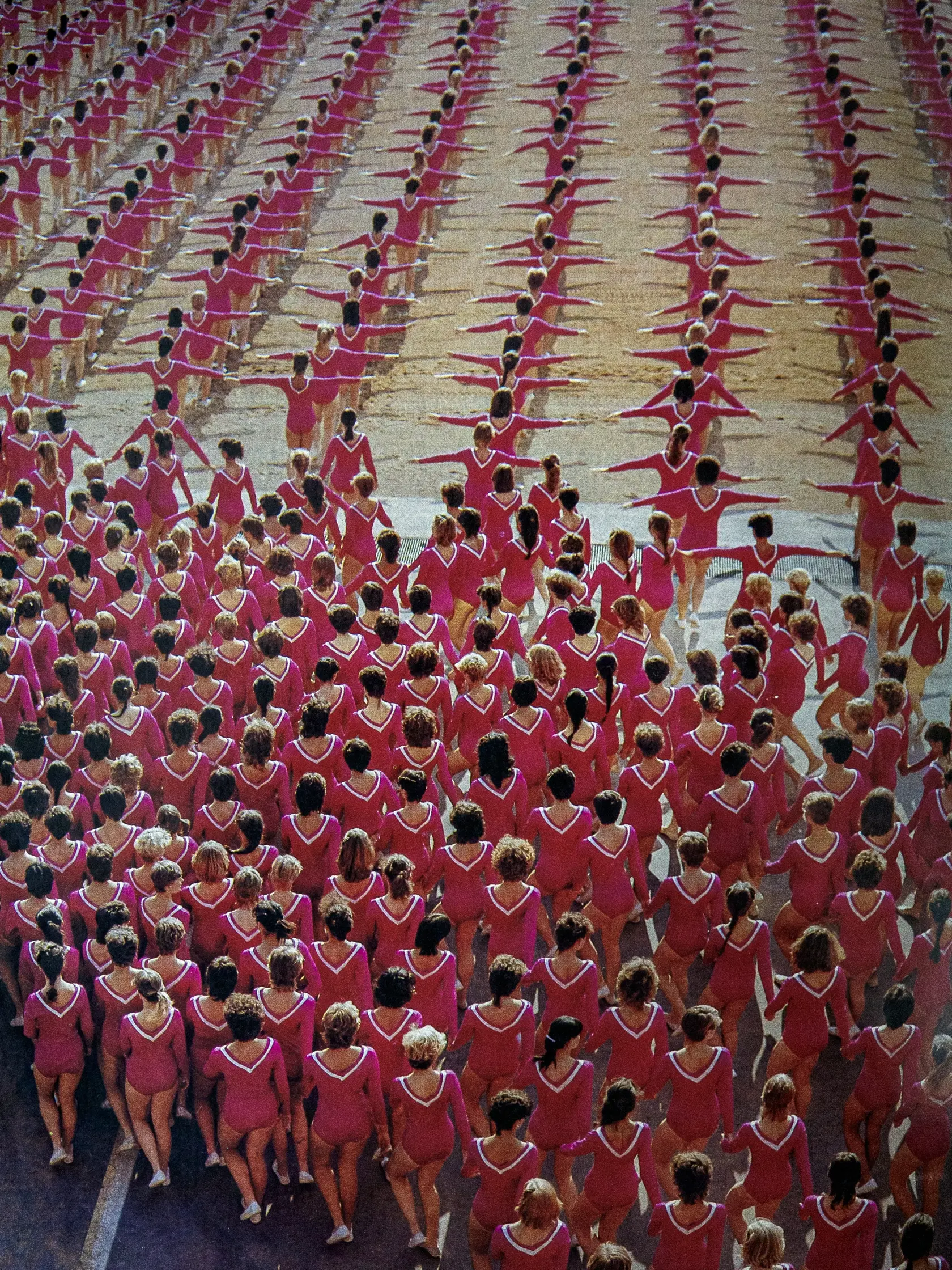 Reprotofografia z publikácie Česko-slovenská spartakiáda 1985.