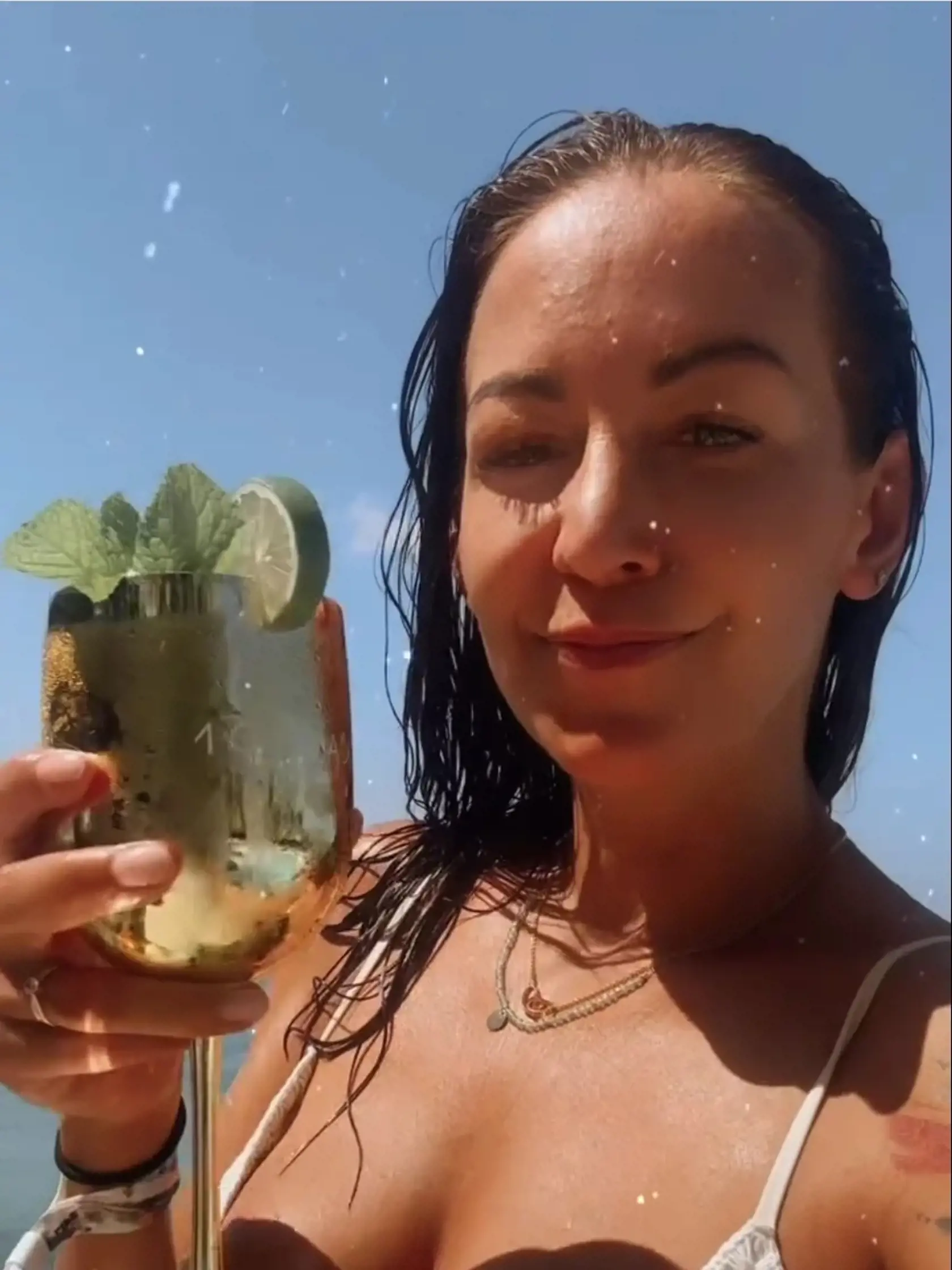 Agáta Hanychová na Bali