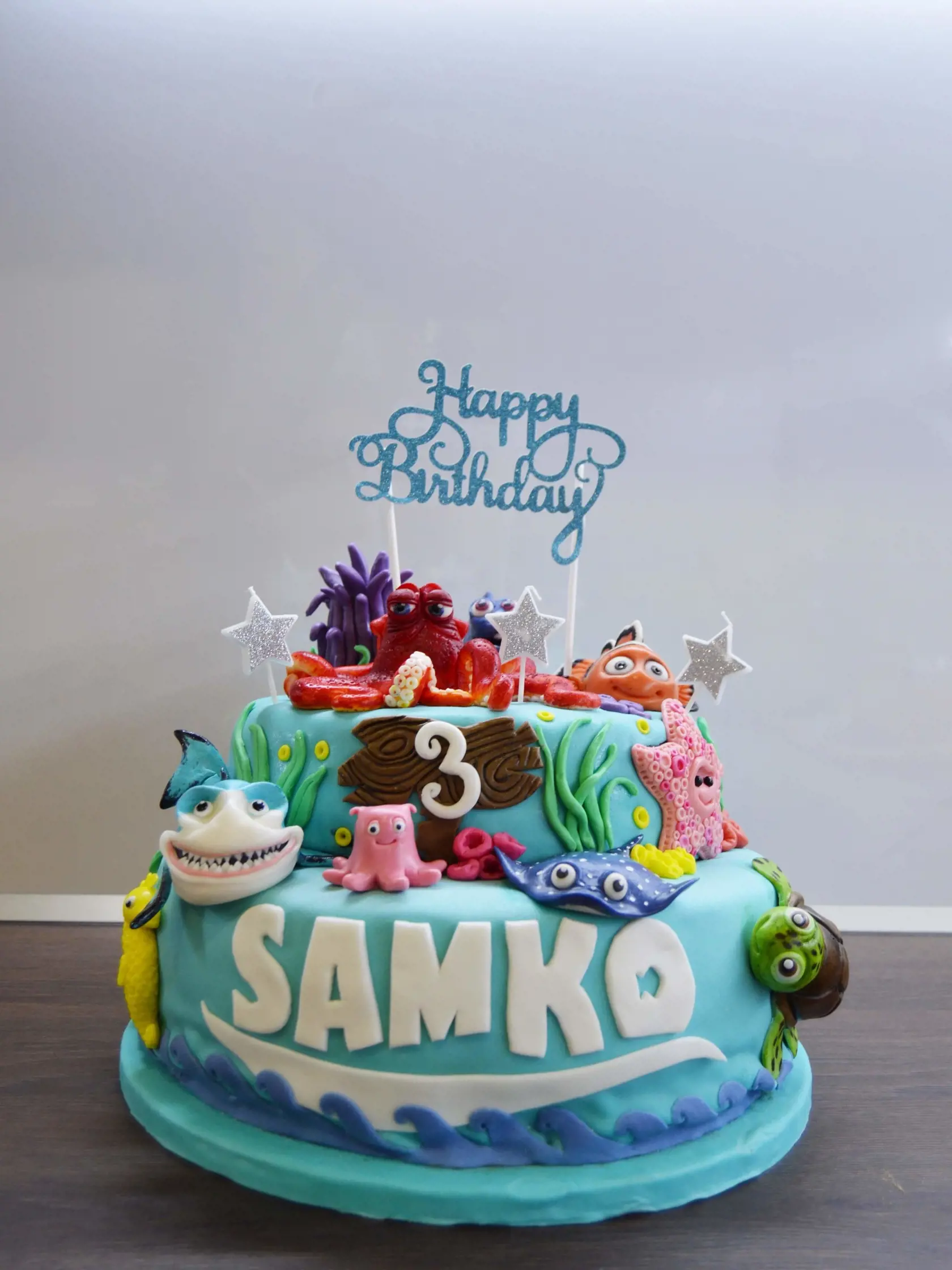 Túto tortu upiekla Monika Kulichová pre svojho synčeka, ktorý miluje Nema a Dory. Ako živé!
