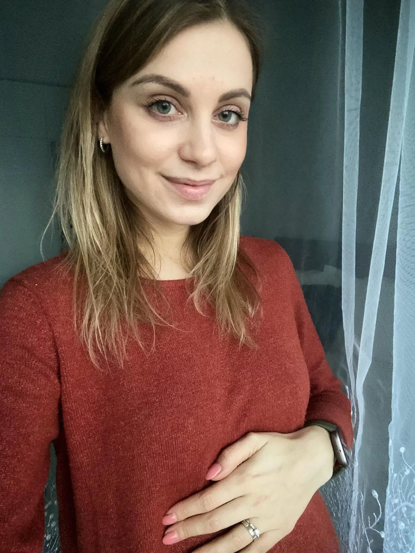 Dominike tehotenstvo veľmi pristane.