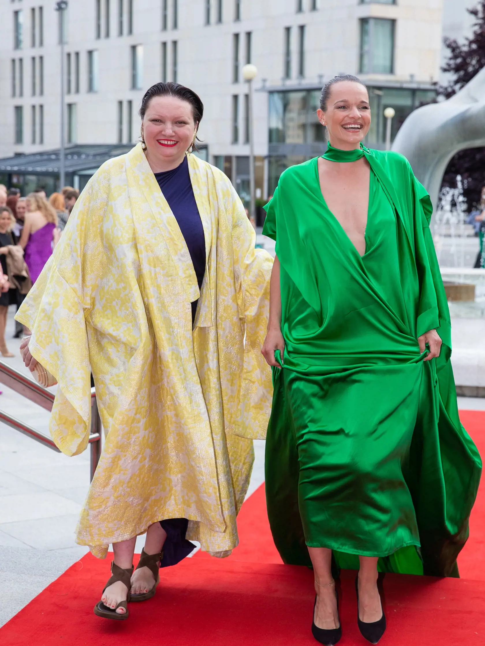 Premiéra baletu "Fashion Ballet 22" v novej budove SND v Bratislave. Na snímke Michaela Ľuptáková a Romana Tabák.