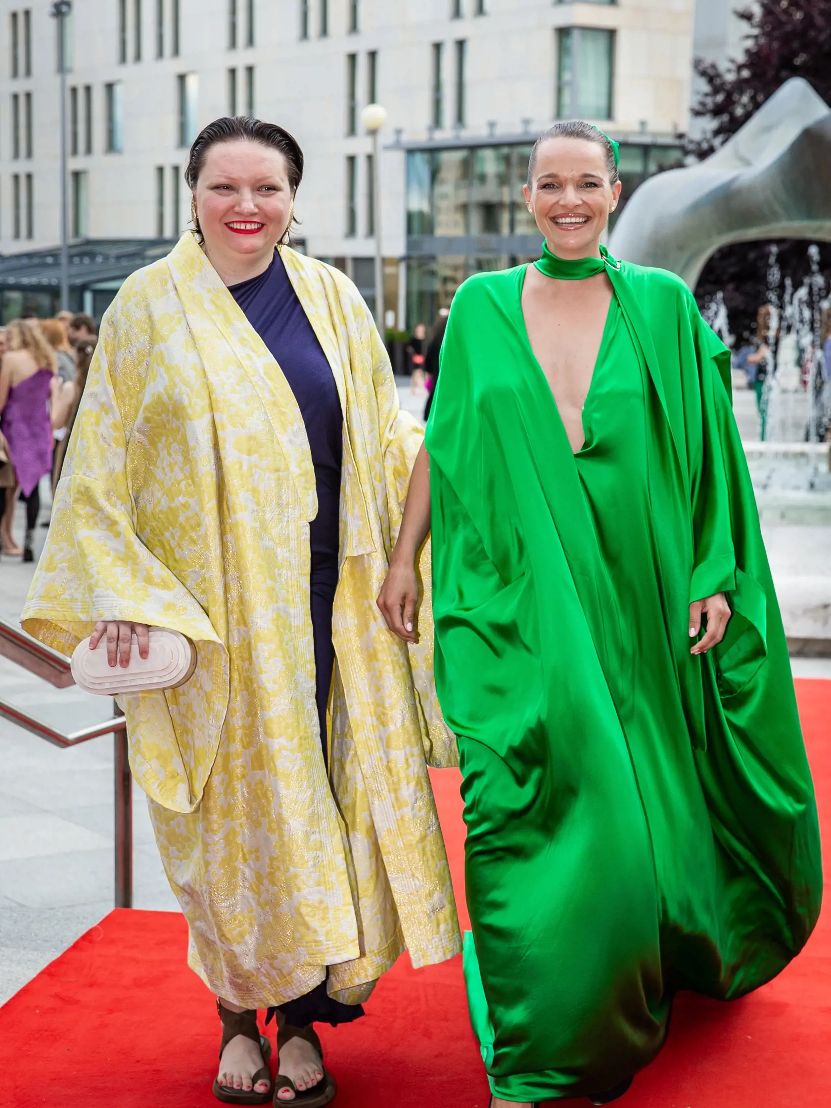 Premiéra baletu "Fashion Ballet 22" v novej budove SND v Bratislave. Na snímke Michaela Ľuptáková a Romana Tabak.