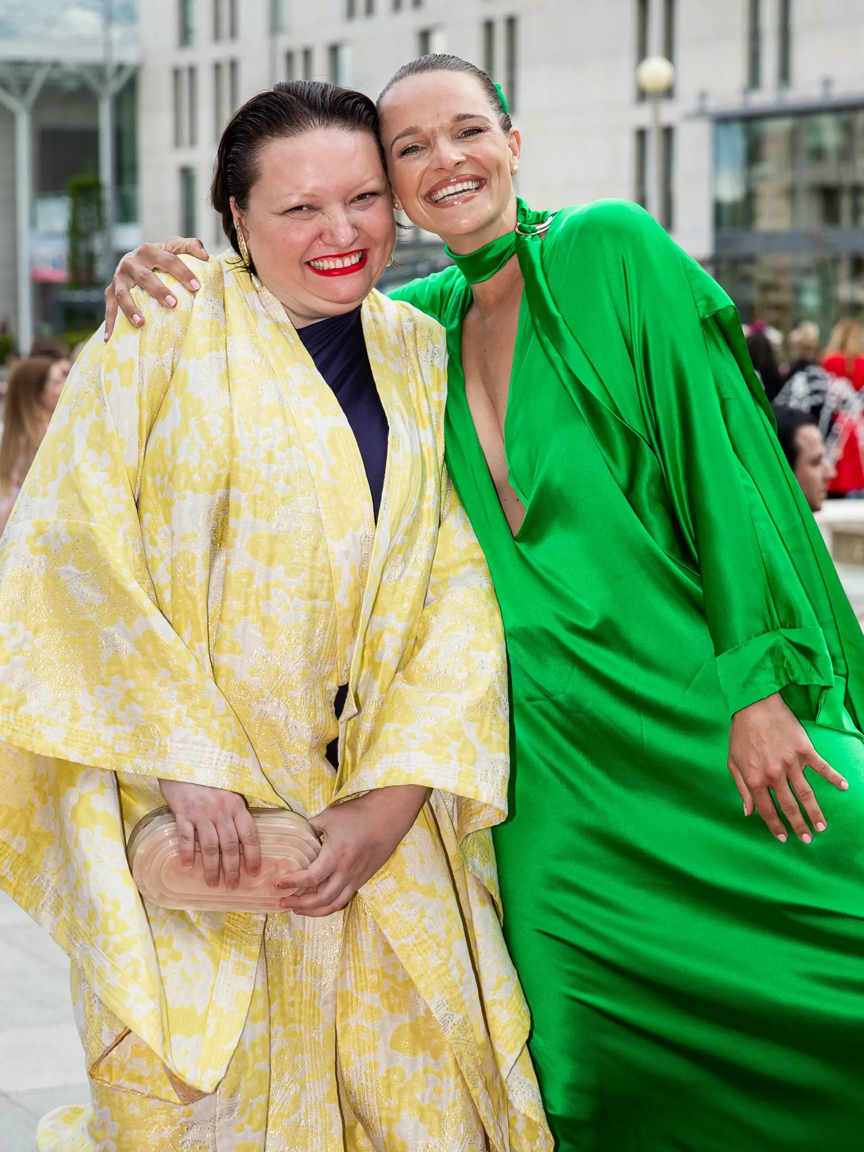 Premiéra baletu "Fashion Ballet 22" v novej budove SND v Bratislave. Na snímke Michaela Ľuptáková a Romana Tabák.