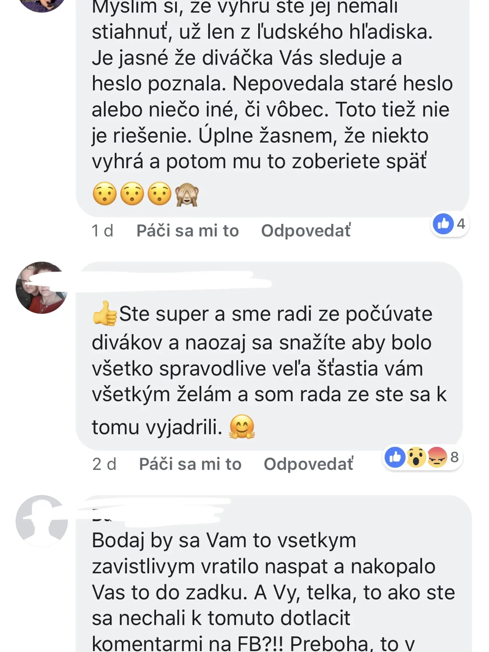 Niektorí sú spokojní, že je Teleráno spravodlivé.