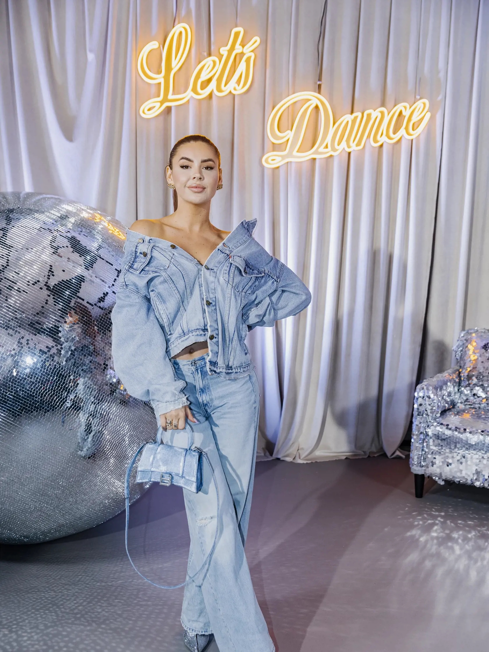 Na snímke Lucia Almaksus počas predstavenia poroty a tanečných párov súťaže TV Markíza Let´s Dance 2023.