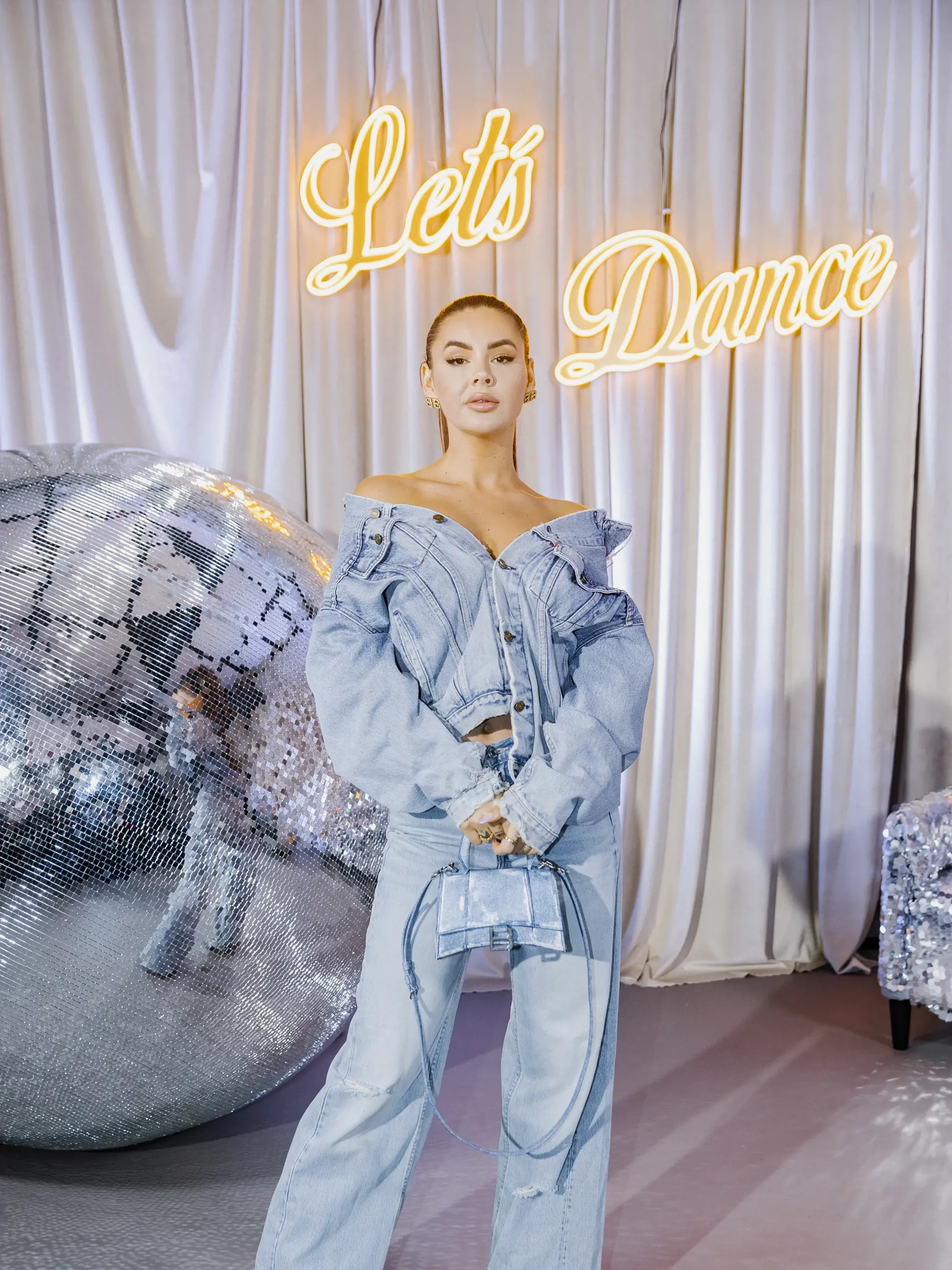 Na snímke Lucia Almaksus počas predstavenia poroty a tanečných párov súťaže TV Markíza Let´s Dance 2023.