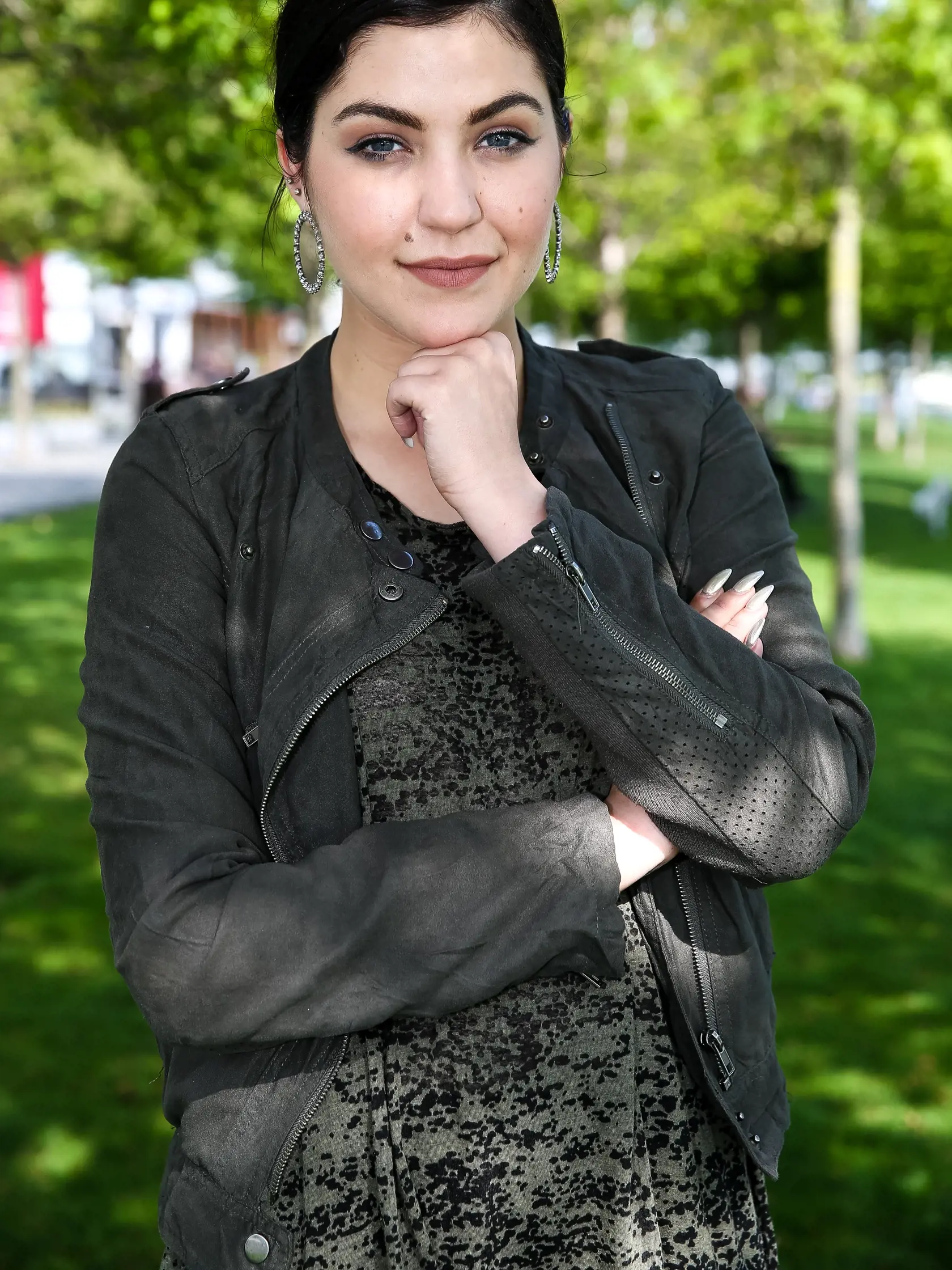 Celeste Buckingham pri rozhovore pre magazin Plus 1 Den v Bratislavskej Eurovei