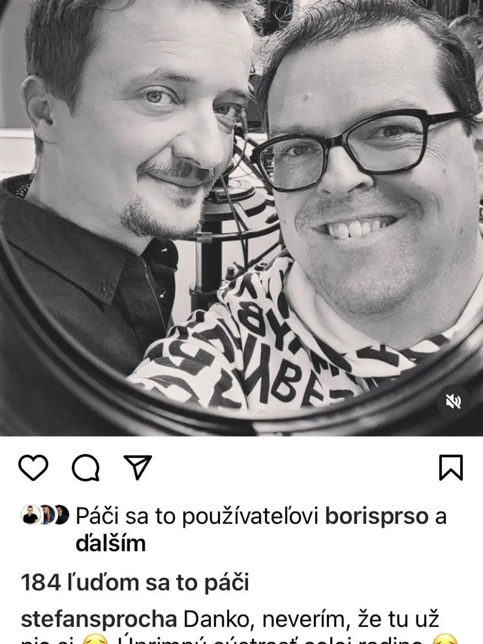 Herec Dano Heriban náhle zomrel. Smúti za ním aj markizák Števo Šprocha.
