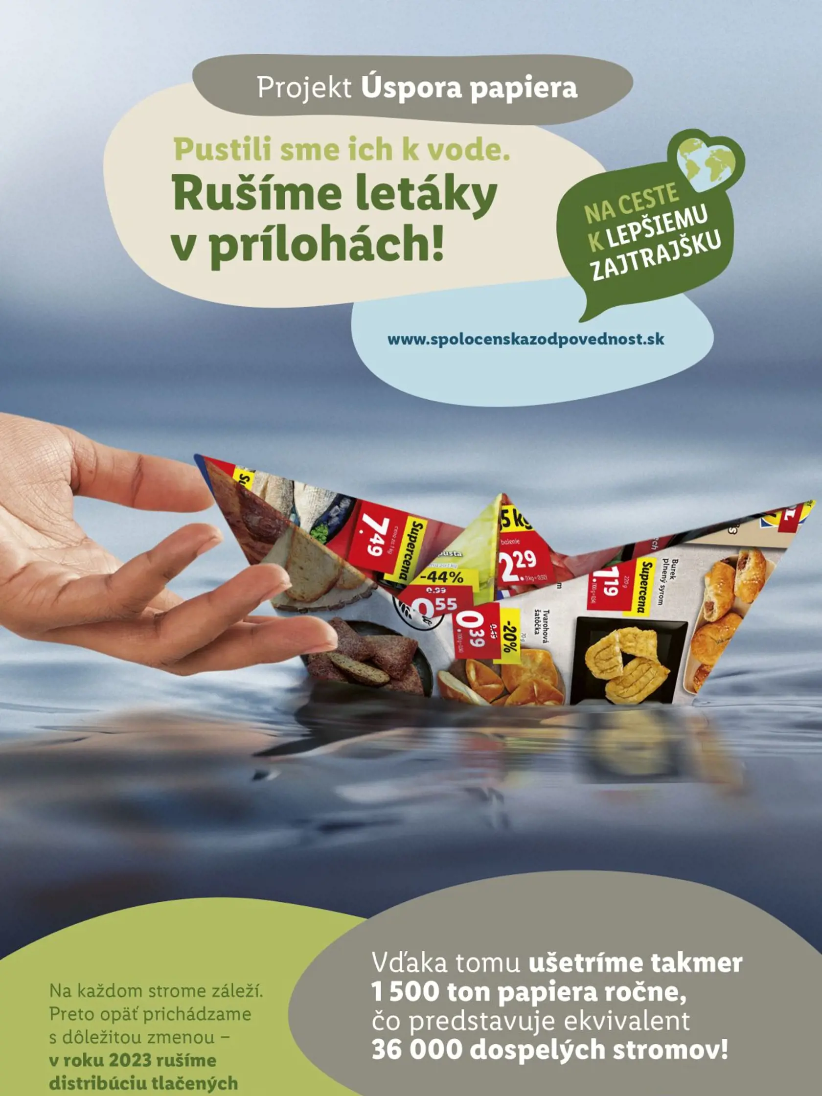 Lidl v Tatrách vysádza stromčeky a obmedzením papierových letákov ich aj ďalej chráni.