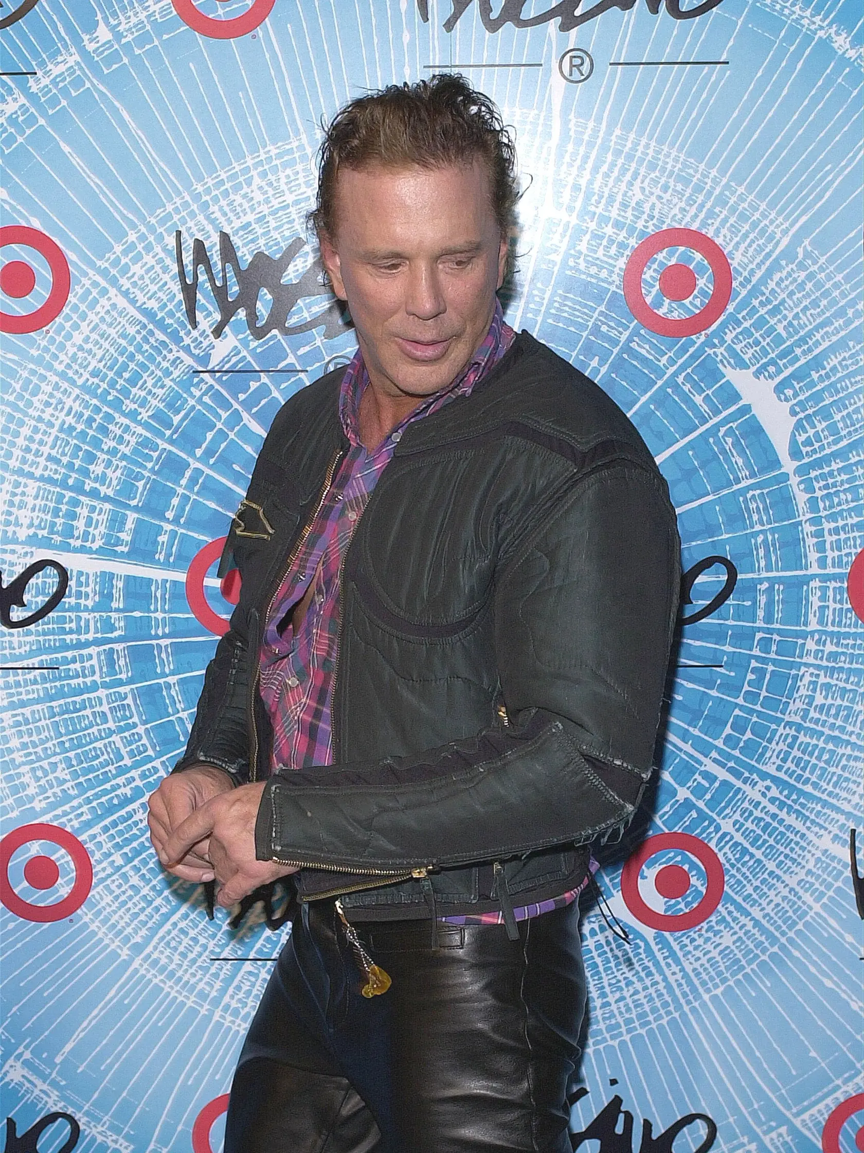 Mickey Rourke na fotke z roku 2001