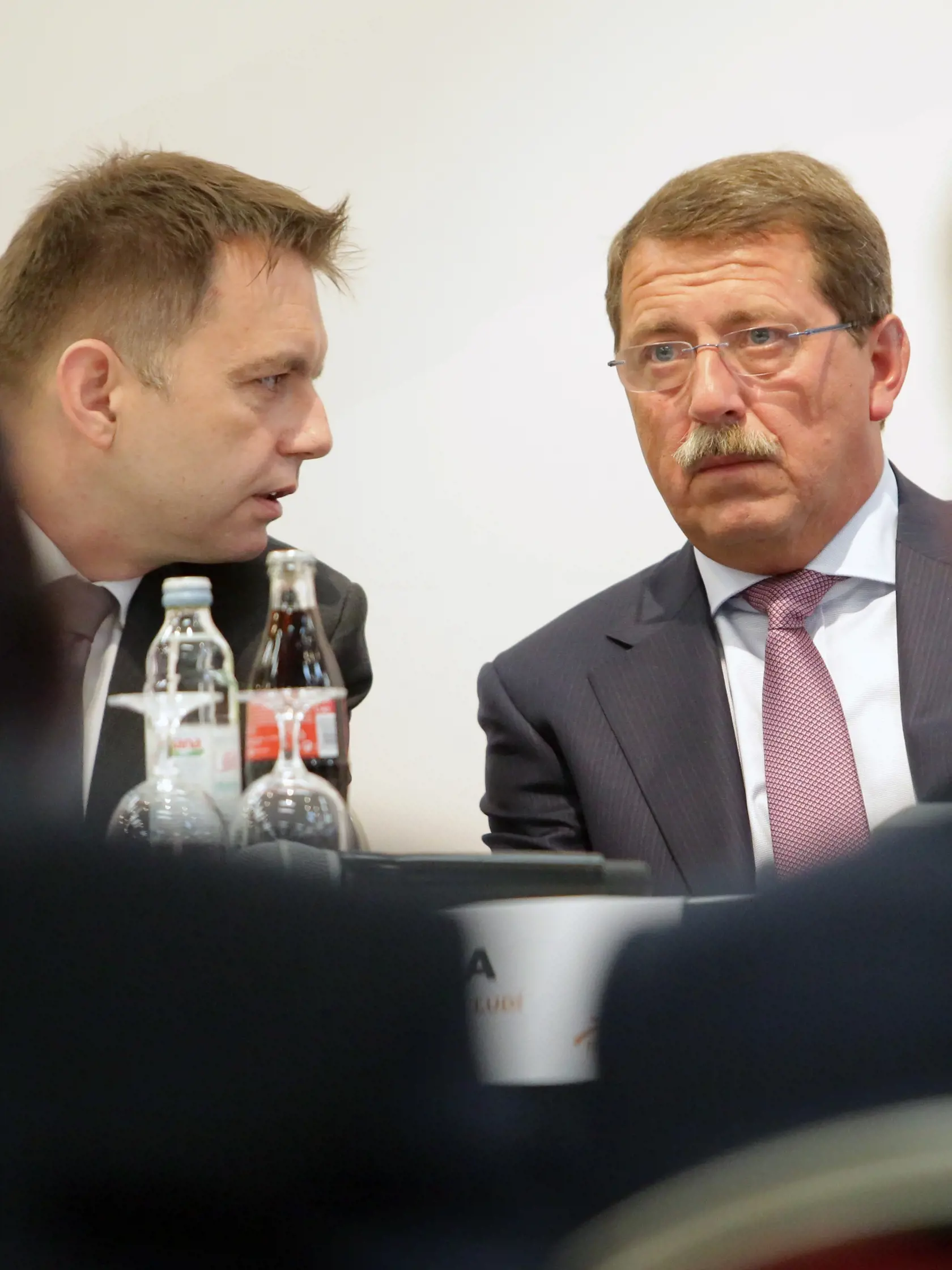 Archívne foto. Pavol Paška a Peter Kažimír.