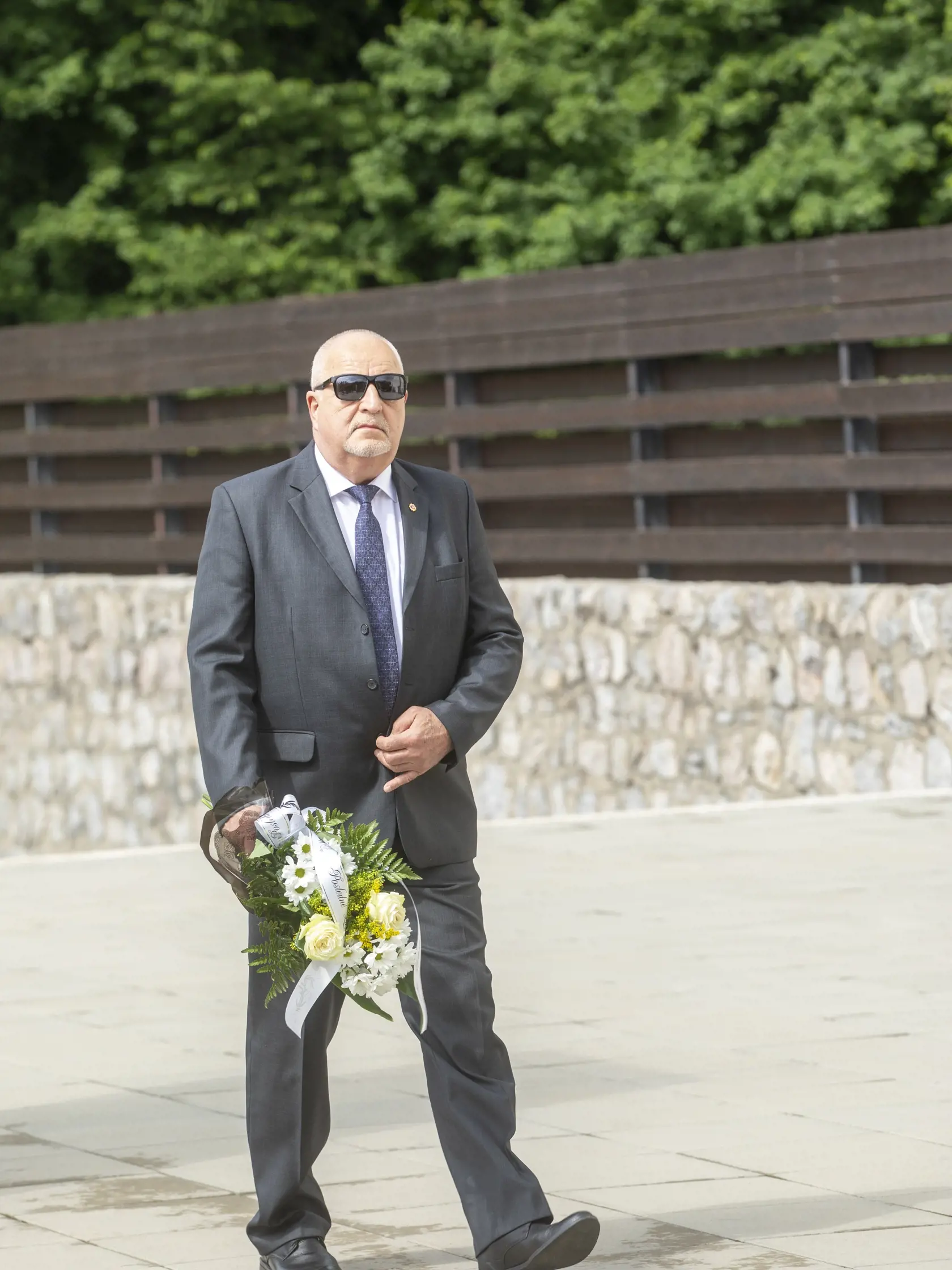 Na snímke je posledná rozlúčka s podnikateľom Fedorom Flašíkom v bratislavskom krematóriu, ktorá sa konala v piatok 3.5 2024.