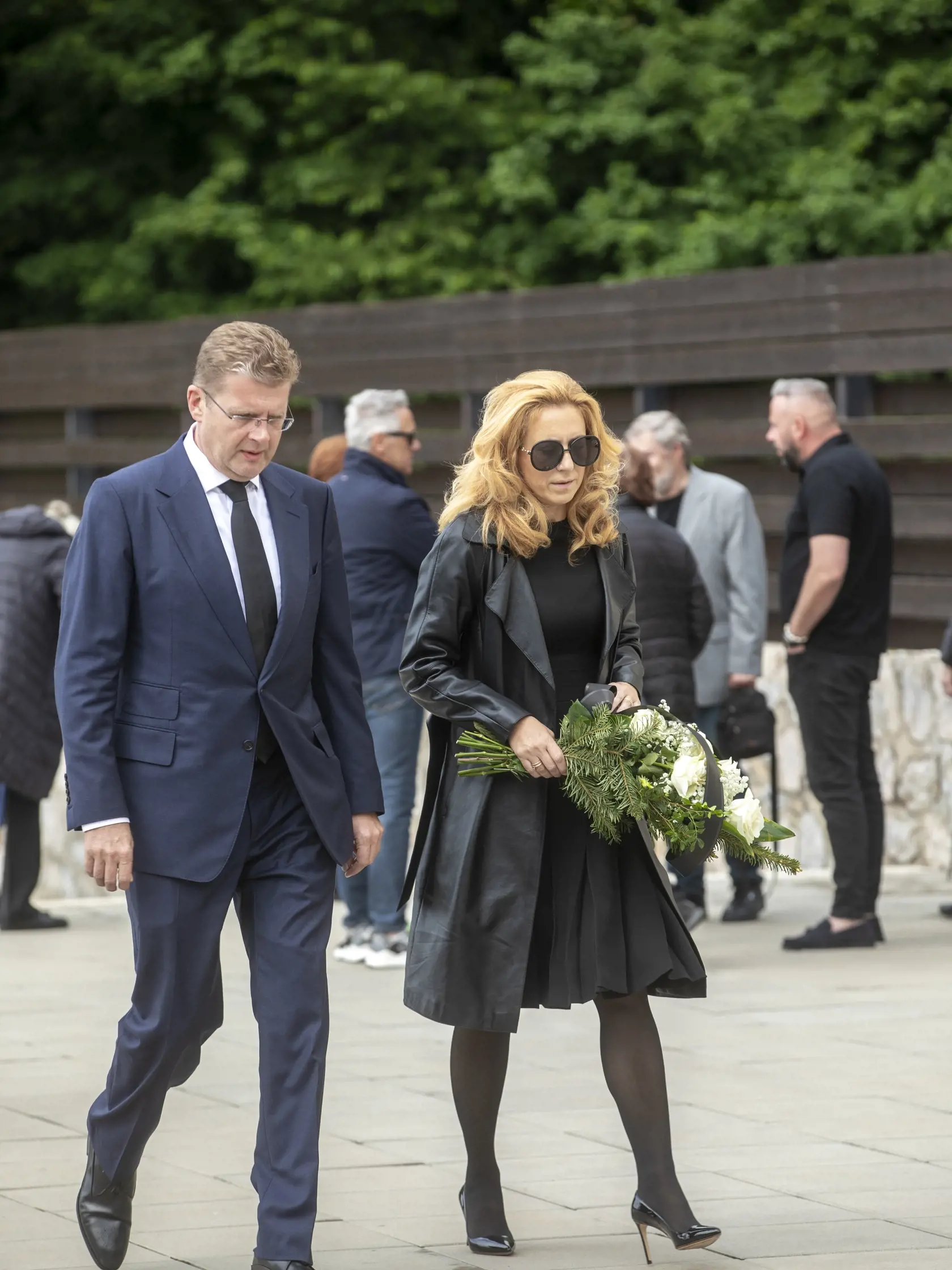 Na snímke je posledná rozlúčka s podnikateľom Fedorom Flašíkom v bratislavskom krematóriu, ktorá sa konala v piatok 3.5 2024.
